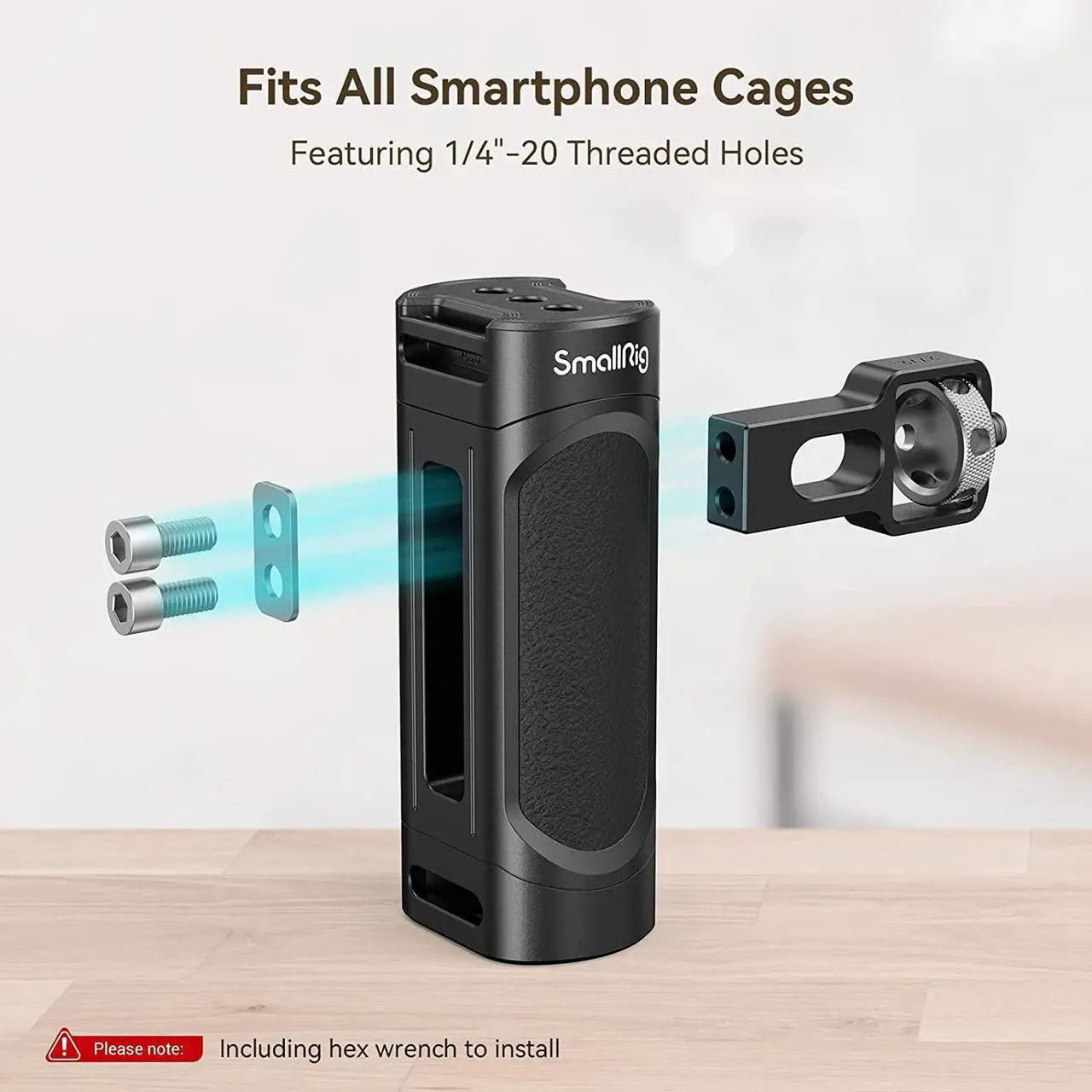 Alt view image 4 of 7 - Universal Phone Cage, Smartphone Video Rig Kit with Handles, Handheld Filmmaking Vlogging Case Stabilizer for Videomaker, for iPhone for Samsung for Pixel and Other Android Phones - 4121