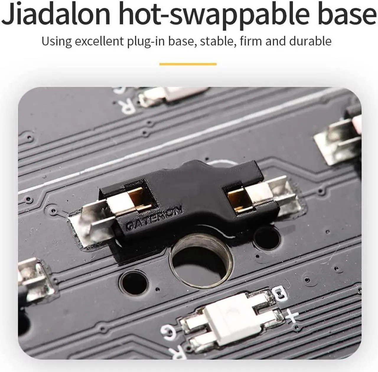 Alt view image 7 of 7 - Gk98 RGB Mechanical Keyboard DIY Kit Hot-Swappable Three-Mode Wired 2.4g BT5.0 Custom Keyboard Compatible with Akko, Cherry Mx, Gateron, Kailh Mechanical Axis (Transparent Black)