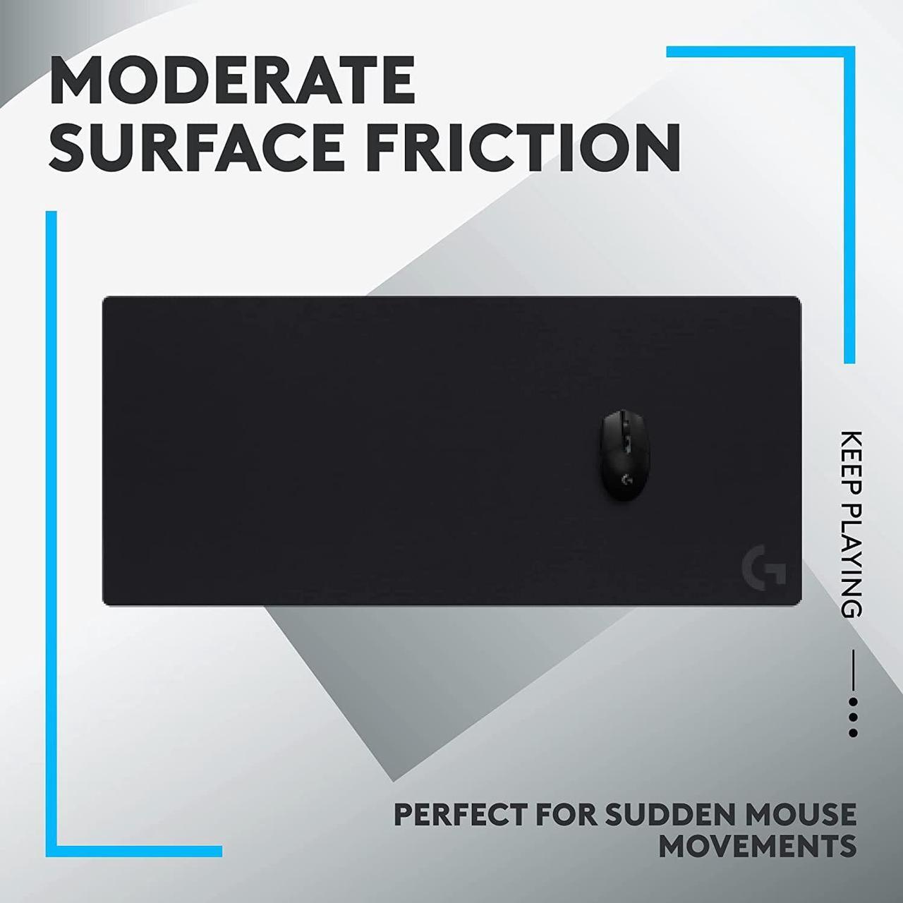 Alt view image 3 of 7 - G840 XL Cloth Gaming Mouse Pad - 0.12 in Thin, Stable Rubber Base, Performance-Tuned Surface - Black