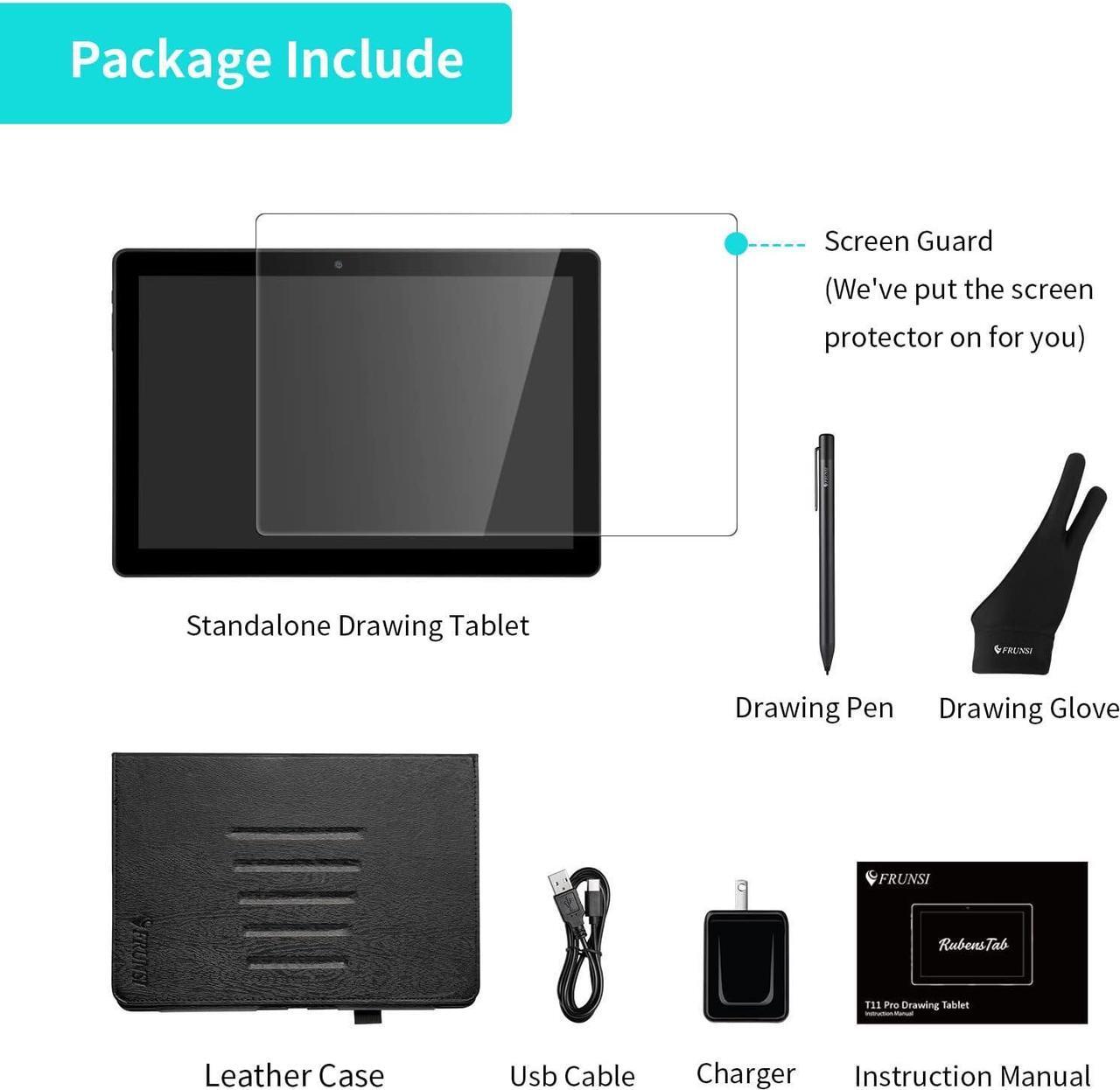 Alt view image 6 of 6 - Drawing Tablet No Computer Needed, 10inch Standalone Drawing Tablet with Pen Stylus, IPS FHD, Android 12 for Digital Drawing, Note Taking for Digital Art