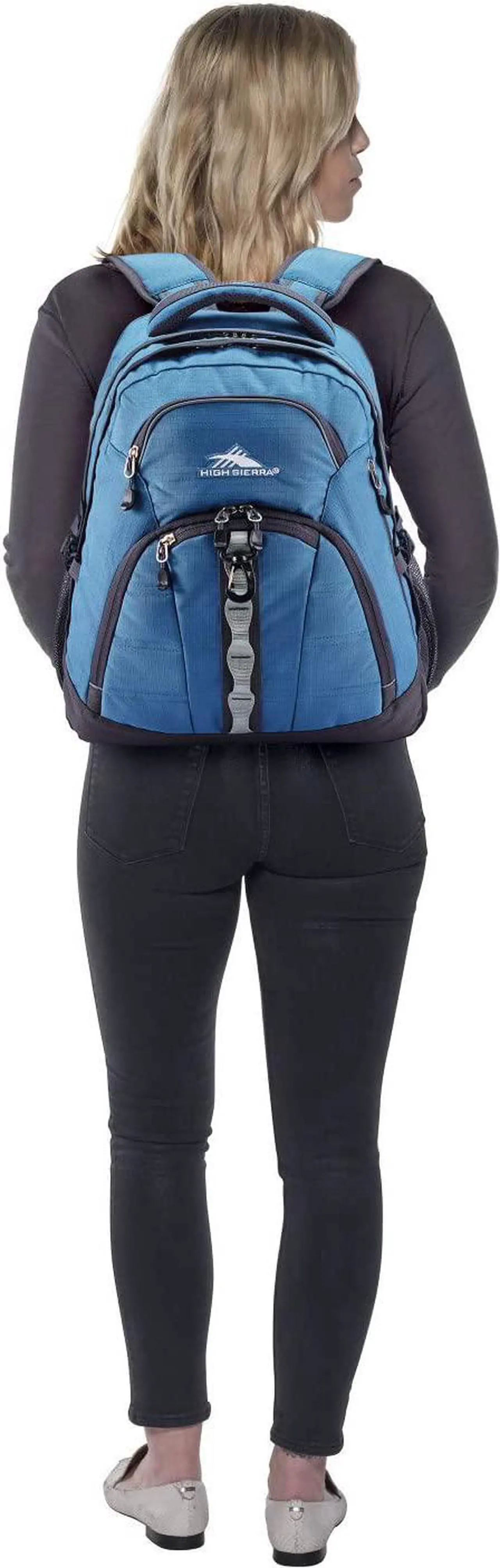 Alt view image 5 of 5 - High Sierra Access 2.0 Laptop Backpack, Graphite Blue/Mercury, One Size