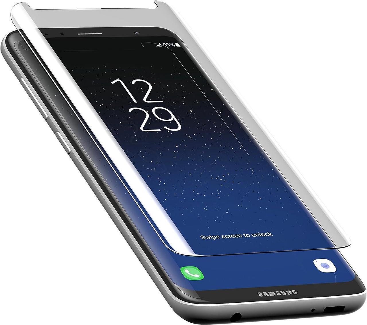 Main image of ZAGG InvisibleShield Premiere Glass Curve Screen Protector for Samsung Galaxy S8 - Scratch Resistance Tempered Glass, Welcome to consult