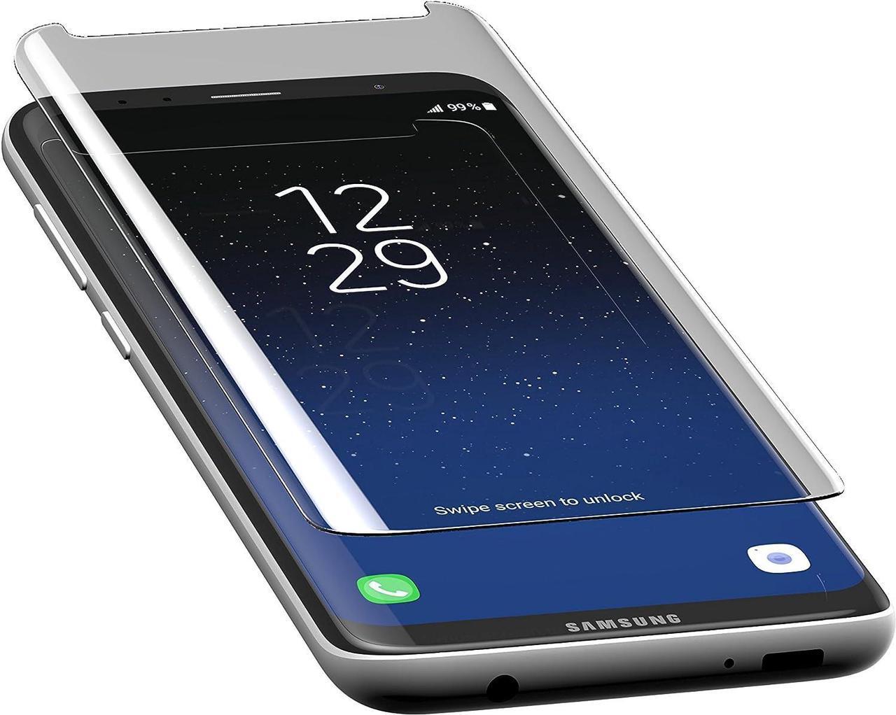 Alt view image 3 of 6 - ZAGG InvisibleShield Premiere Glass Curve Screen Protector for Samsung Galaxy S8 - Scratch Resistance Tempered Glass, Welcome to consult