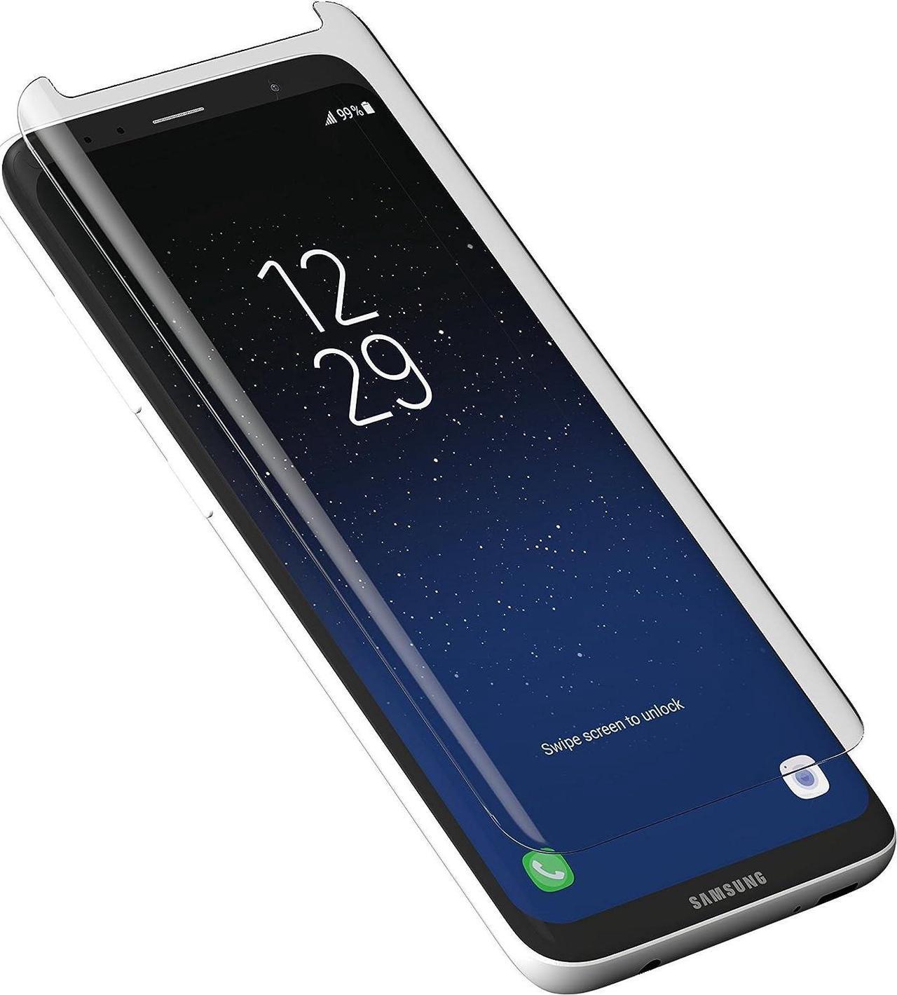 Alt view image 6 of 6 - ZAGG InvisibleShield Premiere Glass Curve Screen Protector for Samsung Galaxy S8 - Scratch Resistance Tempered Glass, Welcome to consult