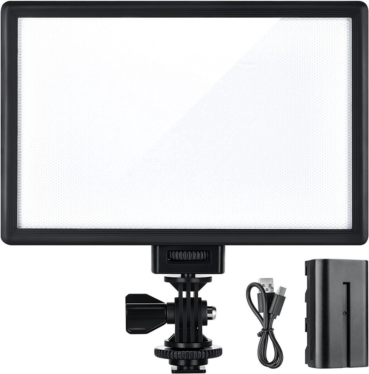 Alt view image 2 of 7 - VILTROX L116T 3300K-5600K LED Photography Light Kit with NP-F550 Battery, Super Thin On Camera LED Key Light Panel for Photography, VideoLive Streaming, Studio, YouTube, Tiktok