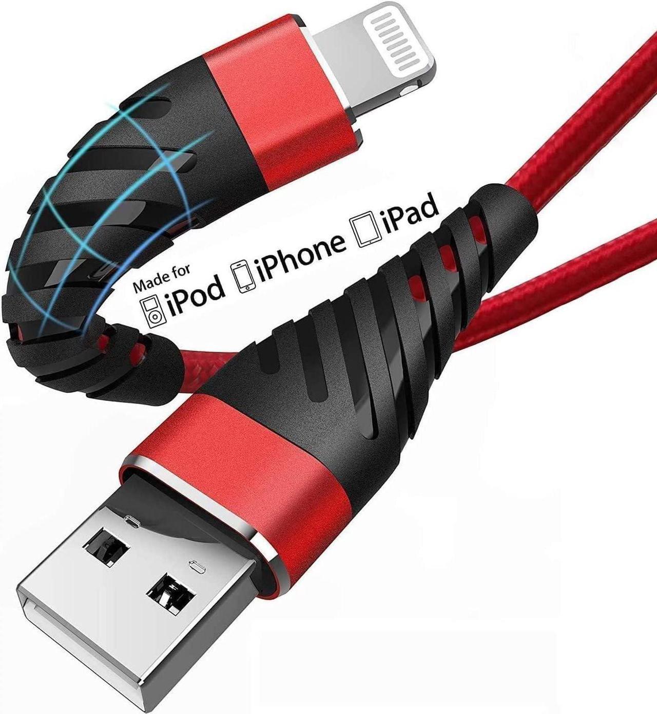 Main image of (2 Pack) Long iPhone Charger 10ft for [MFi Certified] 10 Foot Lightning Cable Fast Charging Cord 10 Feet for iPhone 12/12 Pro/11/11 Pro/11 Pro Max/XS/XS Max/XR/X/8/8 Plus/7/7 Plus/6 Plus