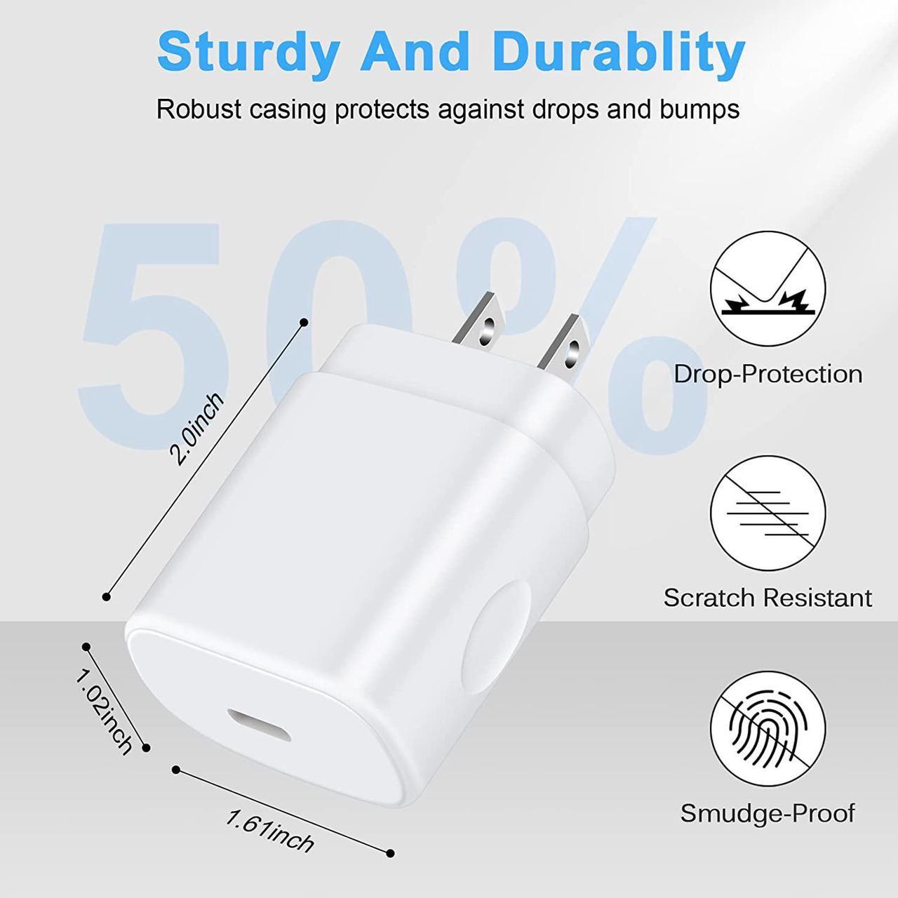 Alt view image 5 of 7 - 25W Samsung Fast Charging Block Android Phone Charger USB C Wall Outlet Plug Adapter for Samsung Galaxy A16 5G/A54/A15/A35/A14/S24 S23Ultra/A55/A03s/A23/A13/Z Flip6,iPhone 16/15/14,Pixel 9 Pro XL/8a/7