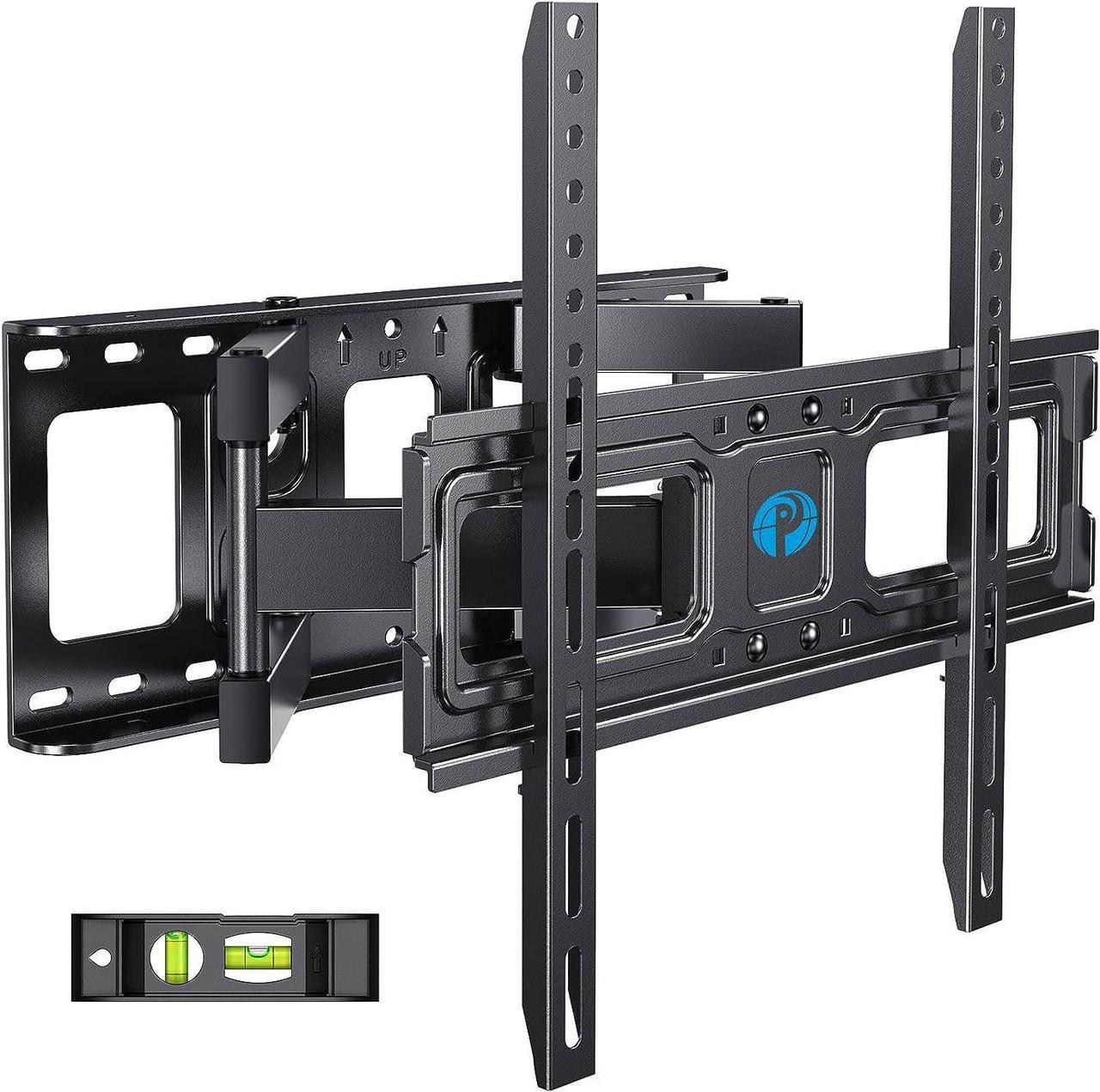 Pipishell TV Wall Mount for 26-65 inch LED LCD OLED 4K TVs up to 99lbs, Full Motion TV Mount Bracket Articulating Swivel Extension Tilting Leveling Max VESA 400x400mm, Fits 12/16 Inch Wood Studs