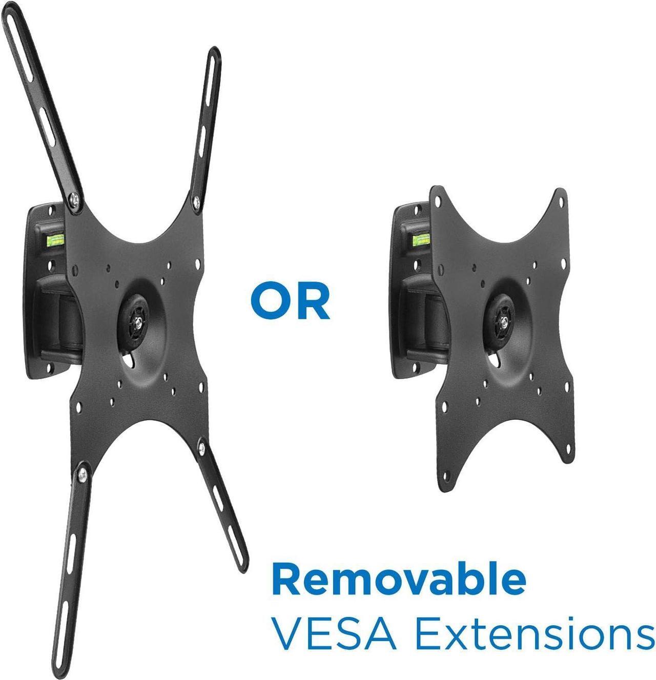 Alt view image 2 of 7 - Mount-It! Locking TV Wall Mount, Full Motion TV Mount with Anti-Theft Lockable Quick Release VESA Head, Fits VESA 100, 200 and 400, 44 Lbs Capacity
