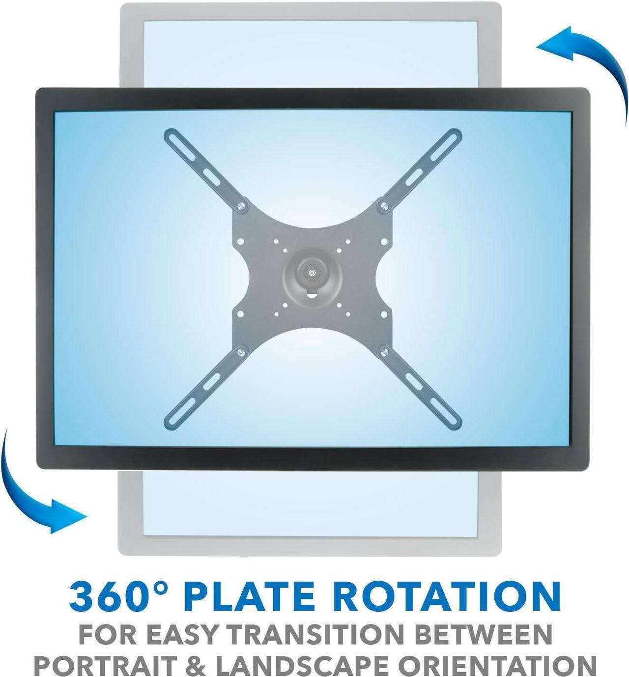 Alt view image 7 of 7 - Mount-It! Locking TV Wall Mount, Full Motion TV Mount with Anti-Theft Lockable Quick Release VESA Head, Fits VESA 100, 200 and 400, 44 Lbs Capacity