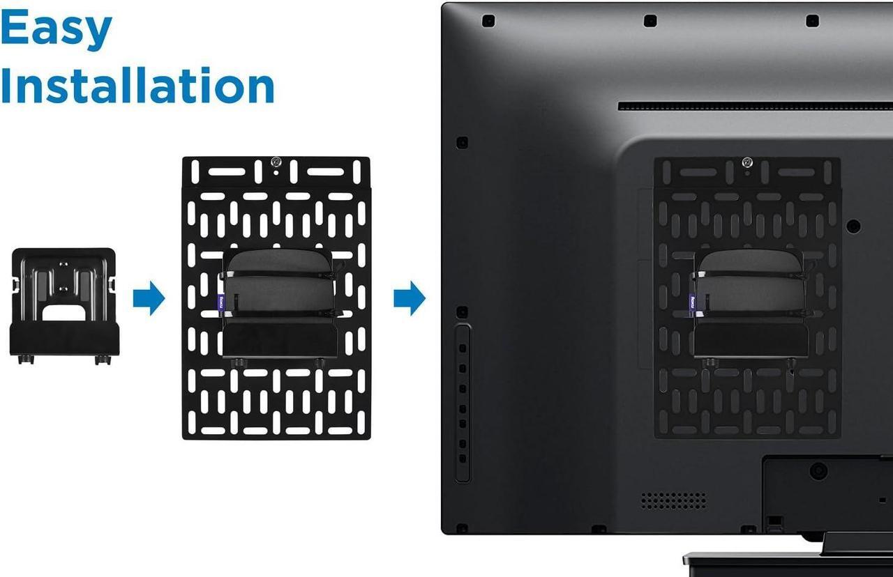 Alt view image 2 of 7 - Mount-It! Cable Box Mount Behind TV | Adjustable Universal Mounting Bracket for Streaming Devices, Router, Modem, DVD | Wall and Behind TV Compatible, Steel