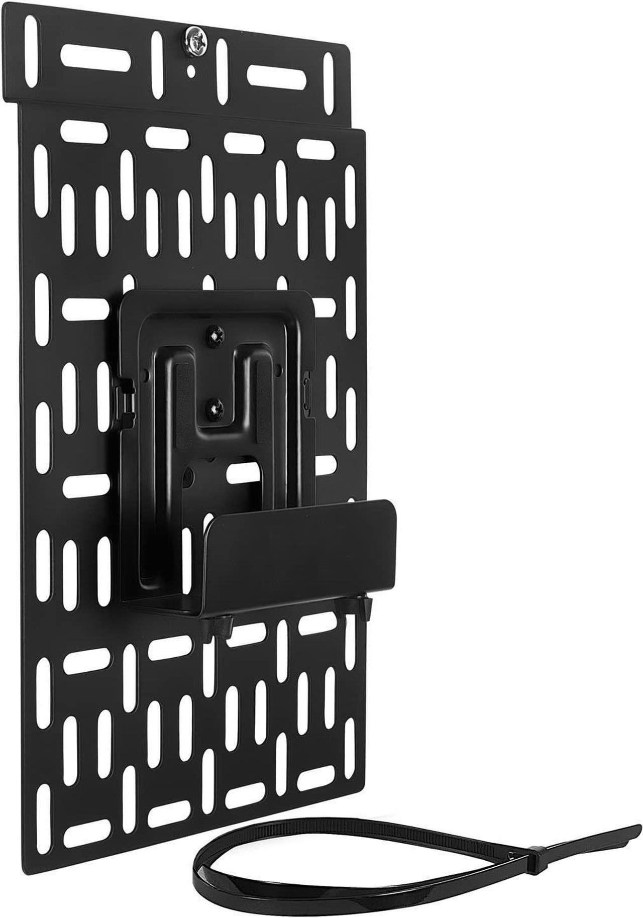 Main image of Mount-It! Cable Box Mount Behind TV | Adjustable Universal Mounting Bracket for Streaming Devices, Router, Modem, DVD | Wall and Behind TV Compatible, Steel