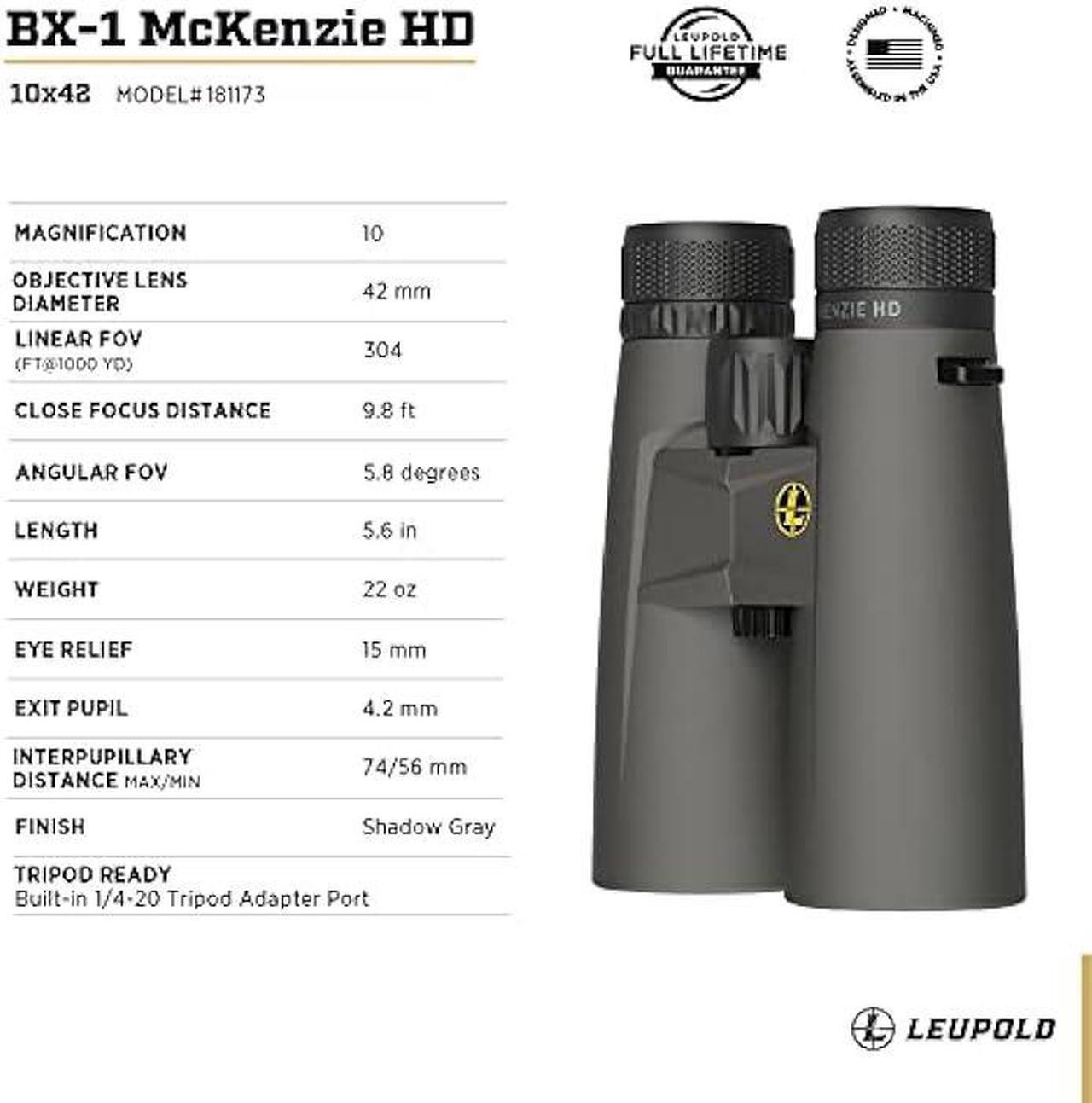 Alt view image 5 of 7 - Leupold BX-1 McKenzie HD Binoculars, 10x42mm (181173)