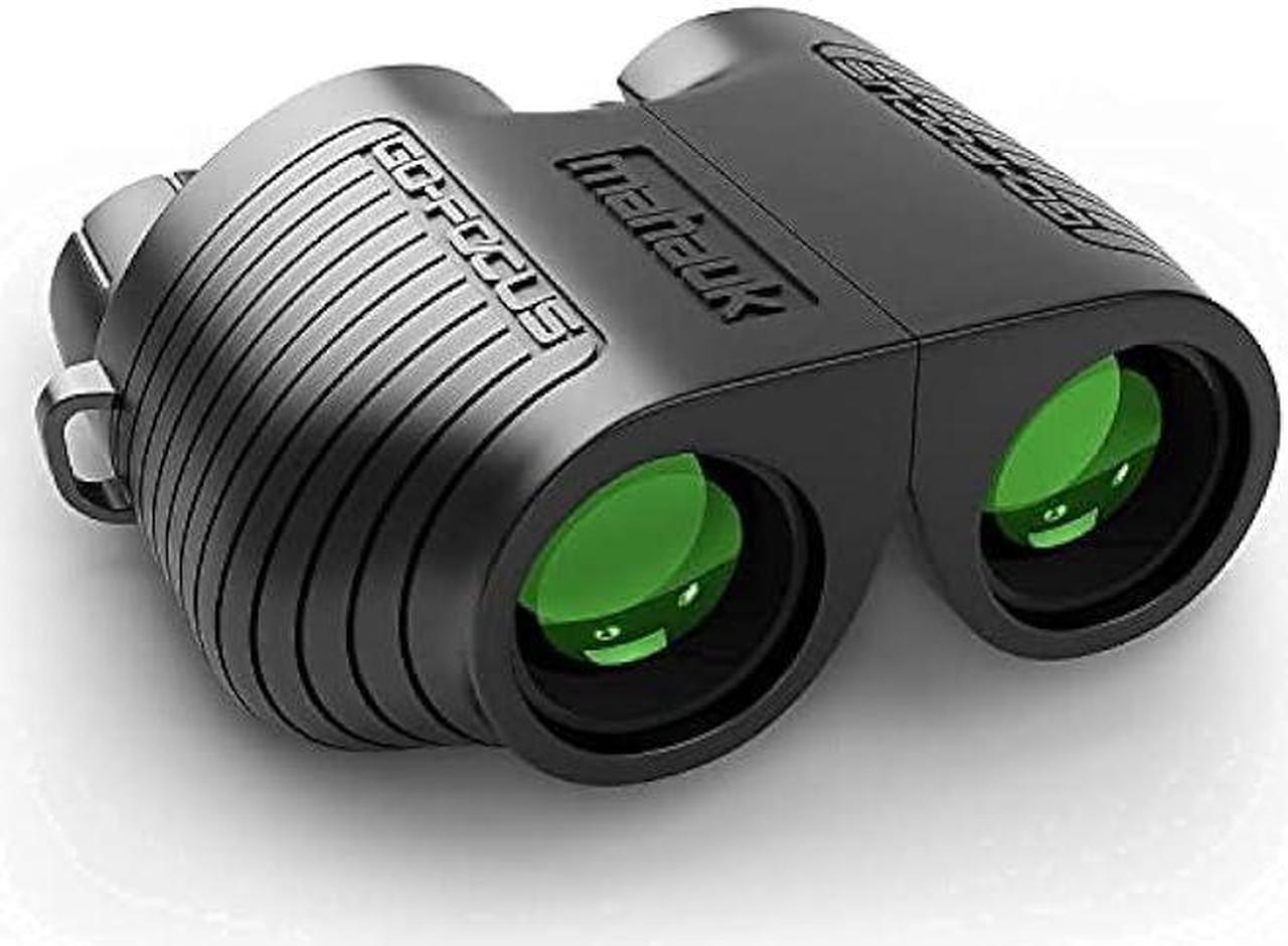 Main image of Go-Focus Compact Binoculars for Adults & Kids | Small Travel Binoculars For Bird Watching & Hunting | 10x25 BAK4 Prism | Lightweight & Waterproof | Carry Case & Neck Strap | Range 20m - 1000m | Mahauk