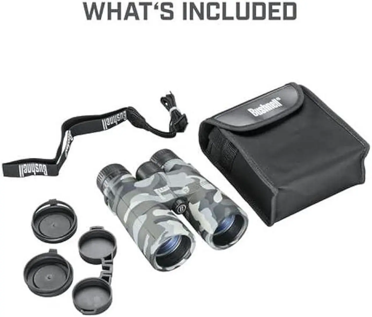Alt view image 7 of 7 - Bushnell Blackout Camo 10x42 Binoculars for Adults, Binoculars for Hunting, Bird Watching, Boating