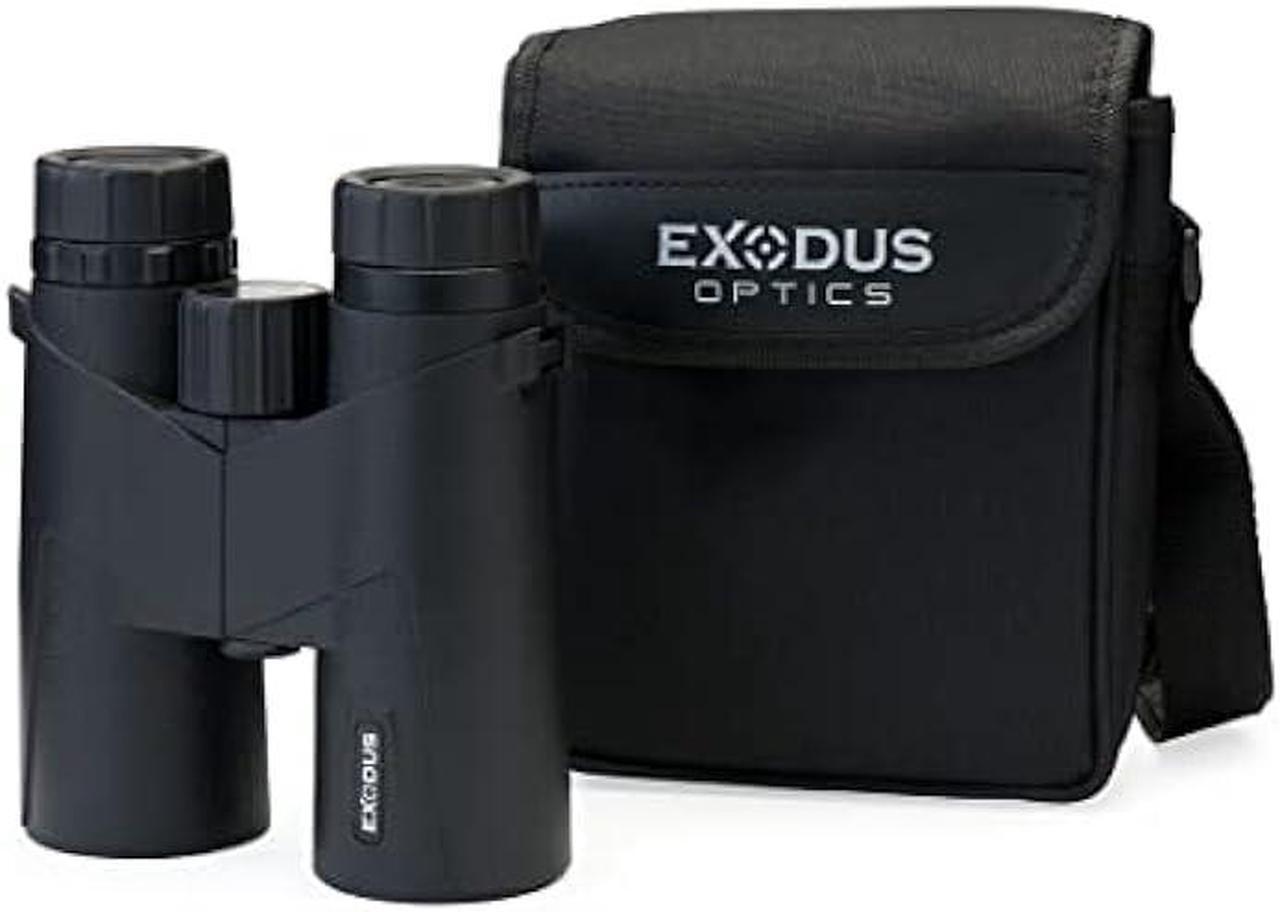 Alt view image 4 of 6 - EXODUS OPTICS Commander HD 10x42 Compact Binoculars for Adults - High Powered Waterproof Binoculars for Bird Watching, Hunting - Long Range Travel Binoculars for Stargazing with 10x Zoom