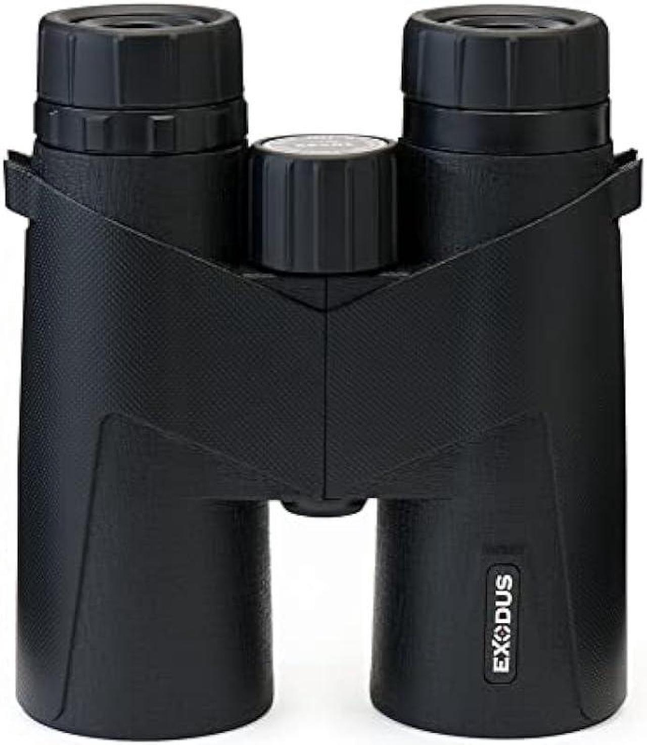 Alt view image 5 of 6 - EXODUS OPTICS Commander HD 10x42 Compact Binoculars for Adults - High Powered Waterproof Binoculars for Bird Watching, Hunting - Long Range Travel Binoculars for Stargazing with 10x Zoom