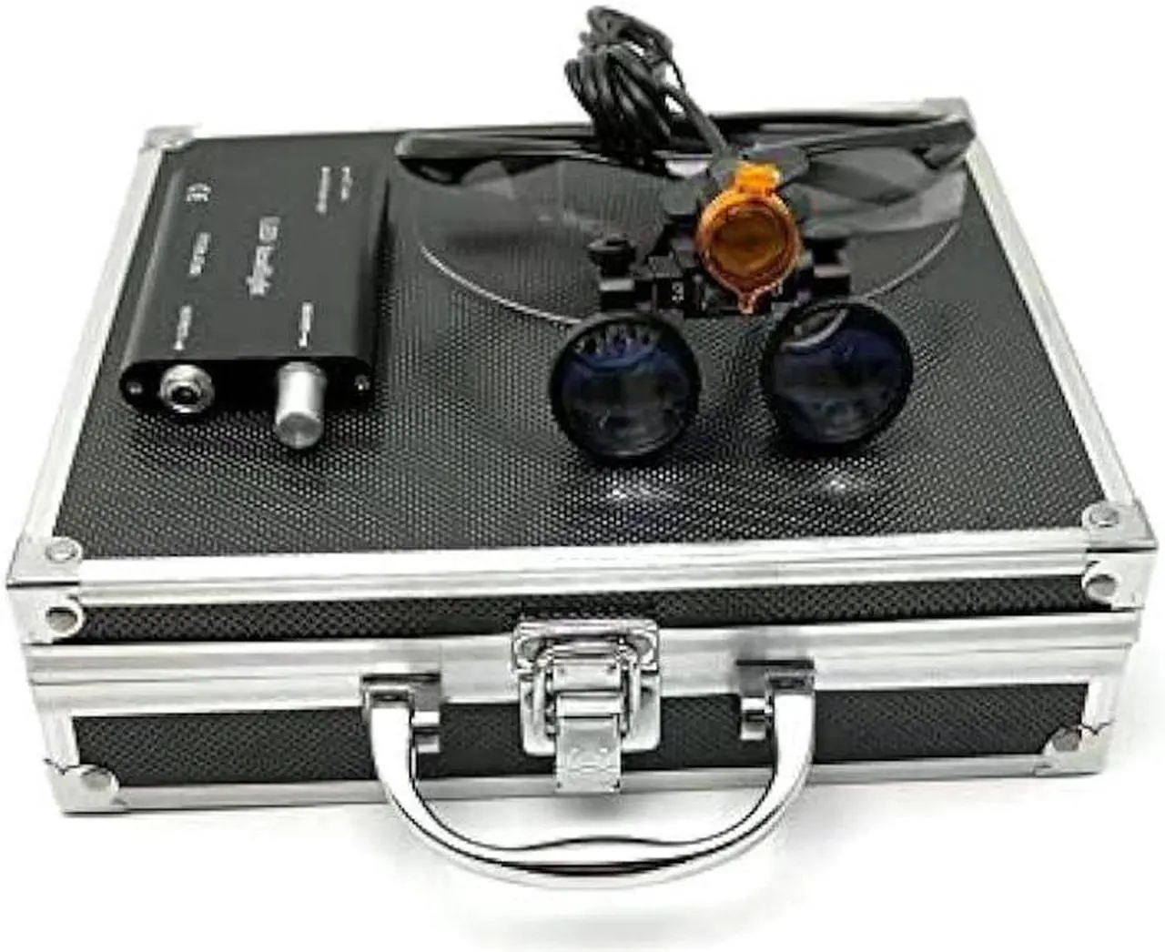 Main image of 3.5X 420 Binocular Loupes Magnifier Glasses Blue + LED Head Light