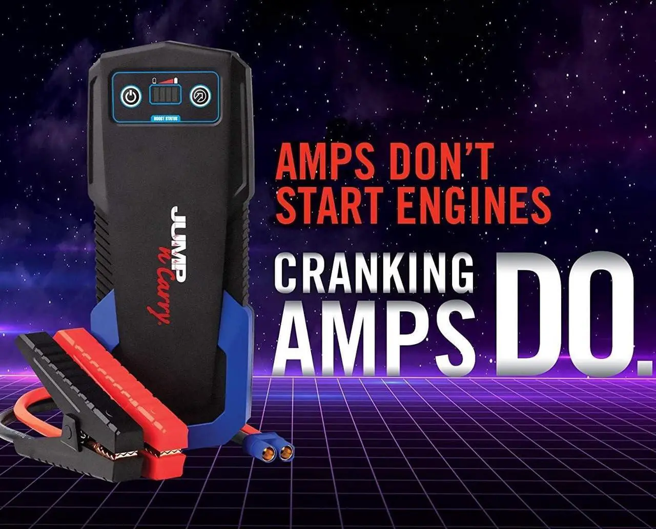 Alt view image 3 of 6 - Clore Automotive JNC325 Jump-N-Carry 12 Volt Lithium Jump Starter - 450 Start Assist Amp for up to 8-Liter Gasoline and 6-Liter Diesel Engines