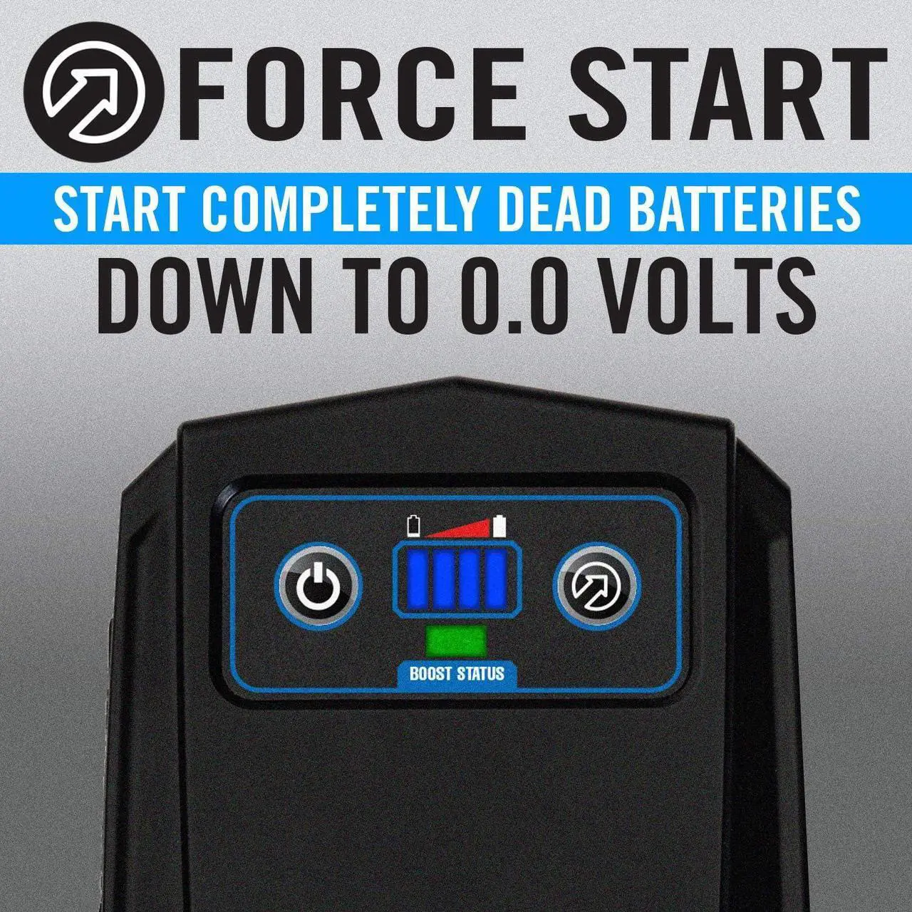 Alt view image 4 of 6 - Clore Automotive JNC325 Jump-N-Carry 12 Volt Lithium Jump Starter - 450 Start Assist Amp for up to 8-Liter Gasoline and 6-Liter Diesel Engines