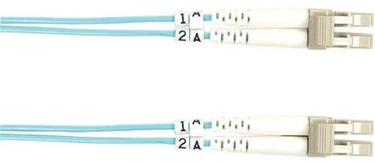 Main image of Black Box FO10G-001M-LCLC 3.28 ft. Aqua Multimode Value Line Patch Cable