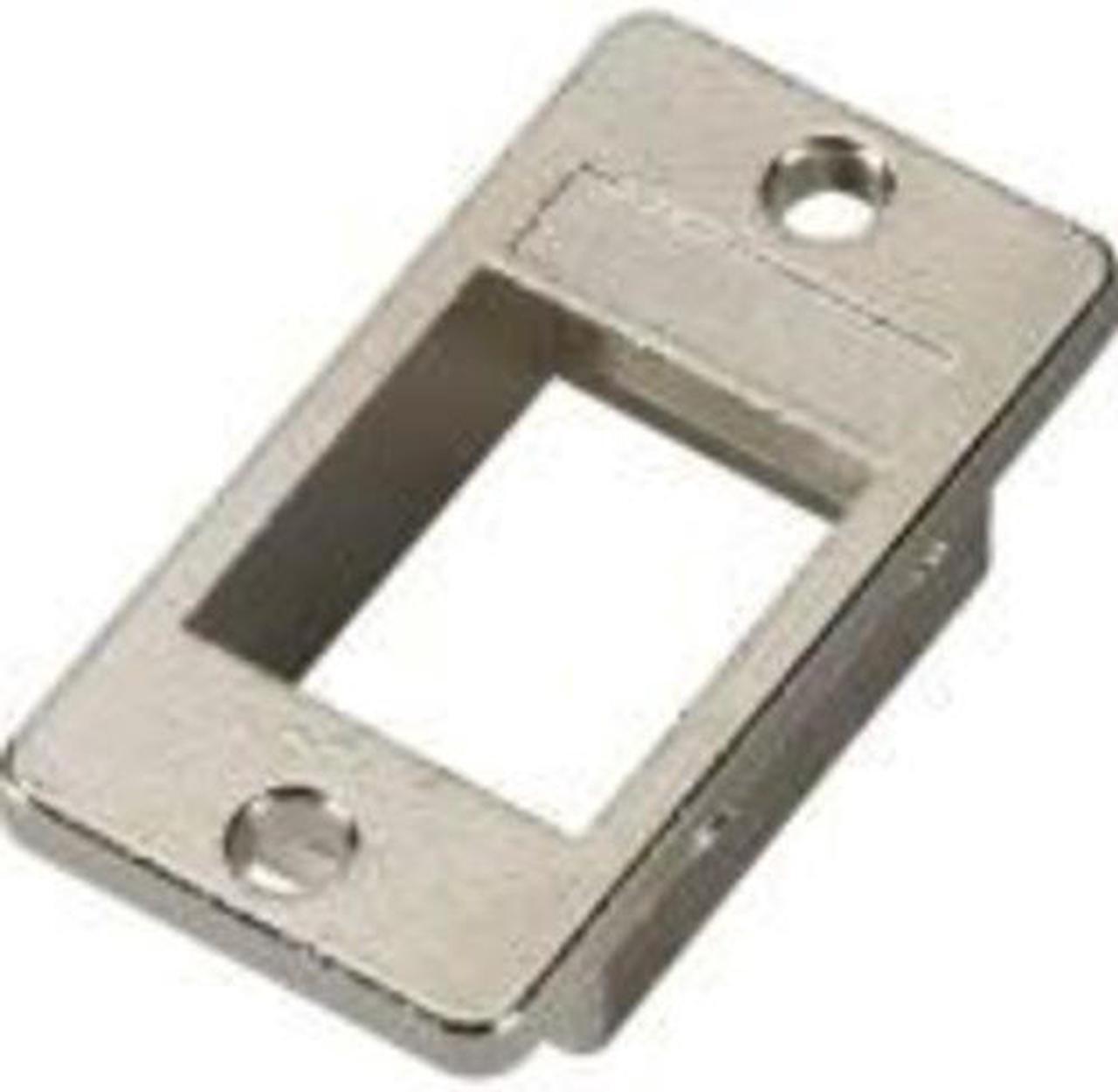Alt view image 2 of 3 - Black Box FMT1000 Panel Mount Bezel Keystone Open Ing Silver