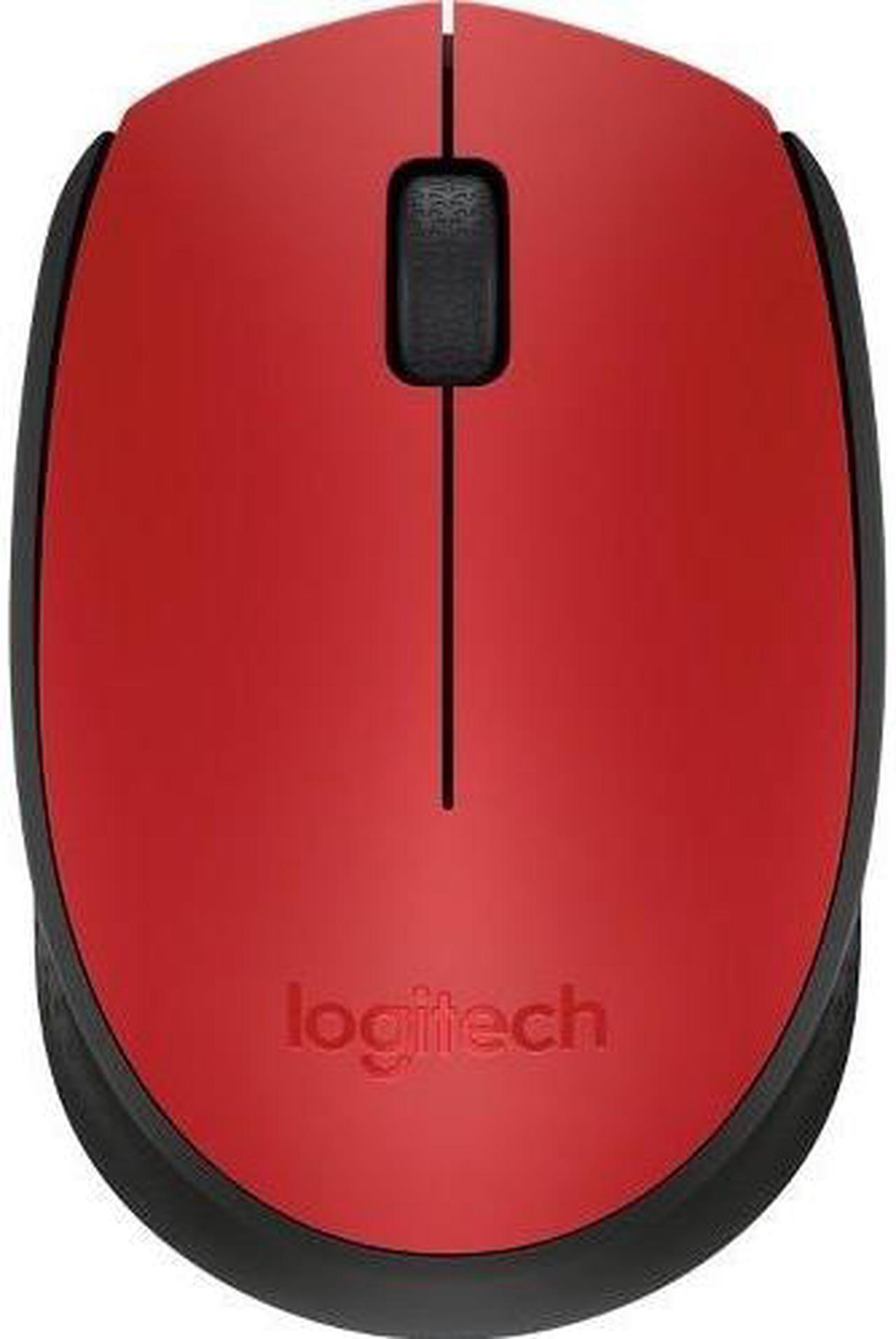 Logitech M170 910-004941 Red 1 x Wheel USB RF Wireless Optical Mouse