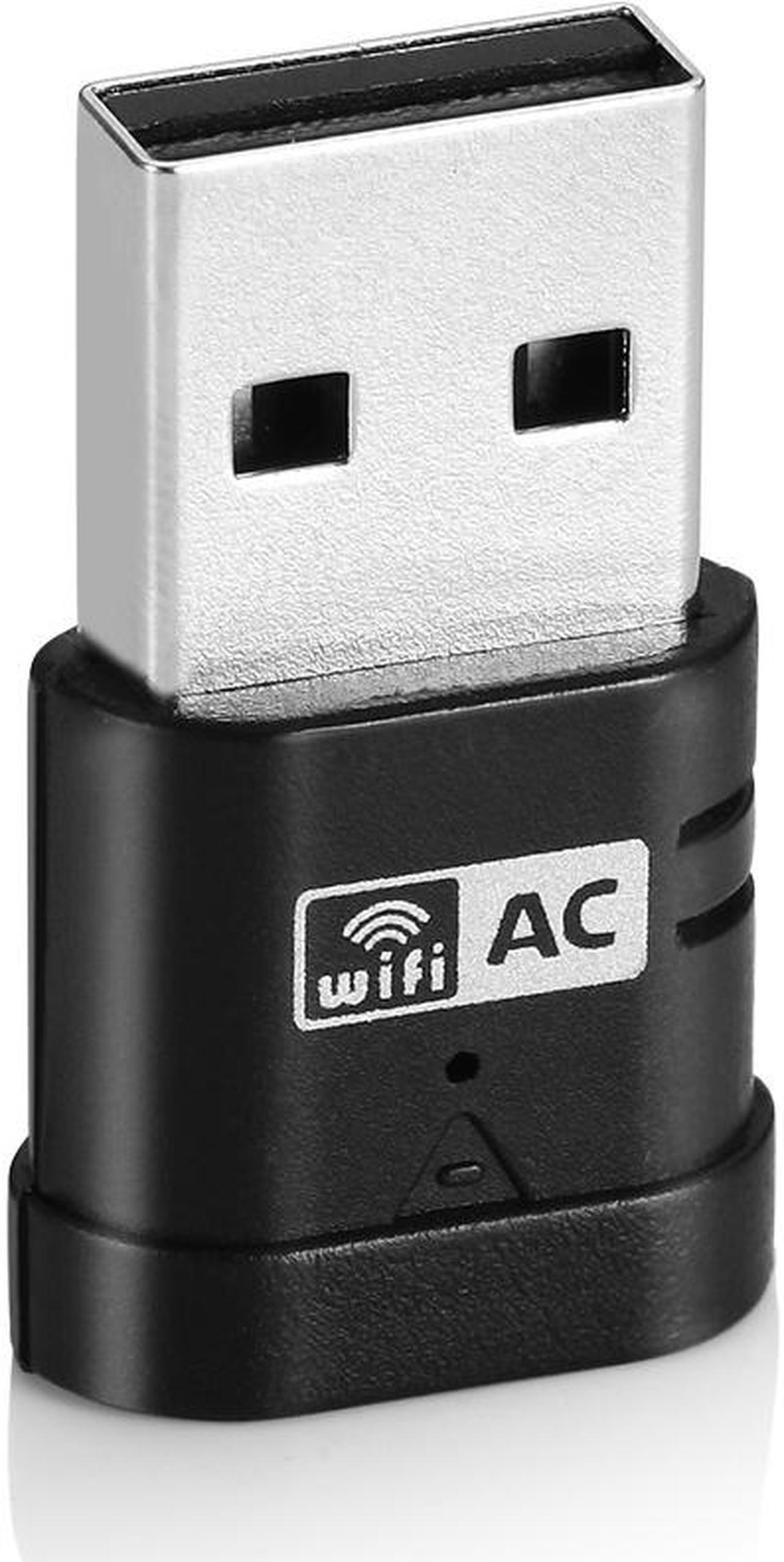 1 pcs Mini USB WiFi Adapter AC 600Mbps Wireless Aerial PC Network Card Dual Band 2.4+5.8Ghz 802.11AC Wi fi USB Lan Ethernet Receiver