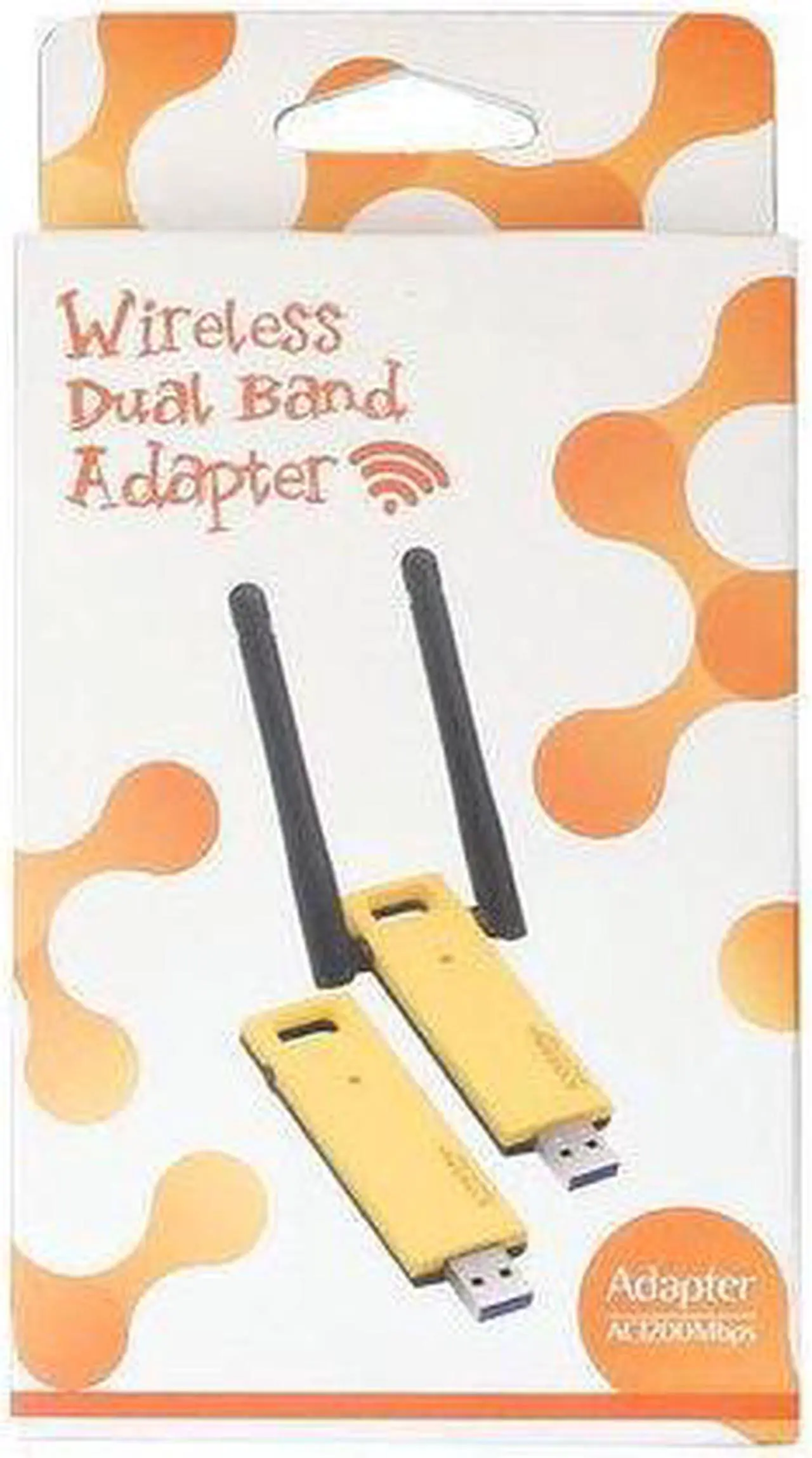 Alt view image 5 of 6 - 1200Mbps Dual Band 5G Wireless USB WiFi Network Adapter Dongle 802.11AC Antenna