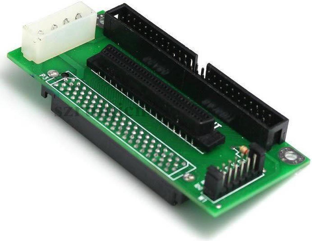 Alt view image 2 of 3 - SCSI SCA 80-Pin To SCSI 68-Pin/IDC 50-Pin Adapter SCSI 80-68-50 CARD
