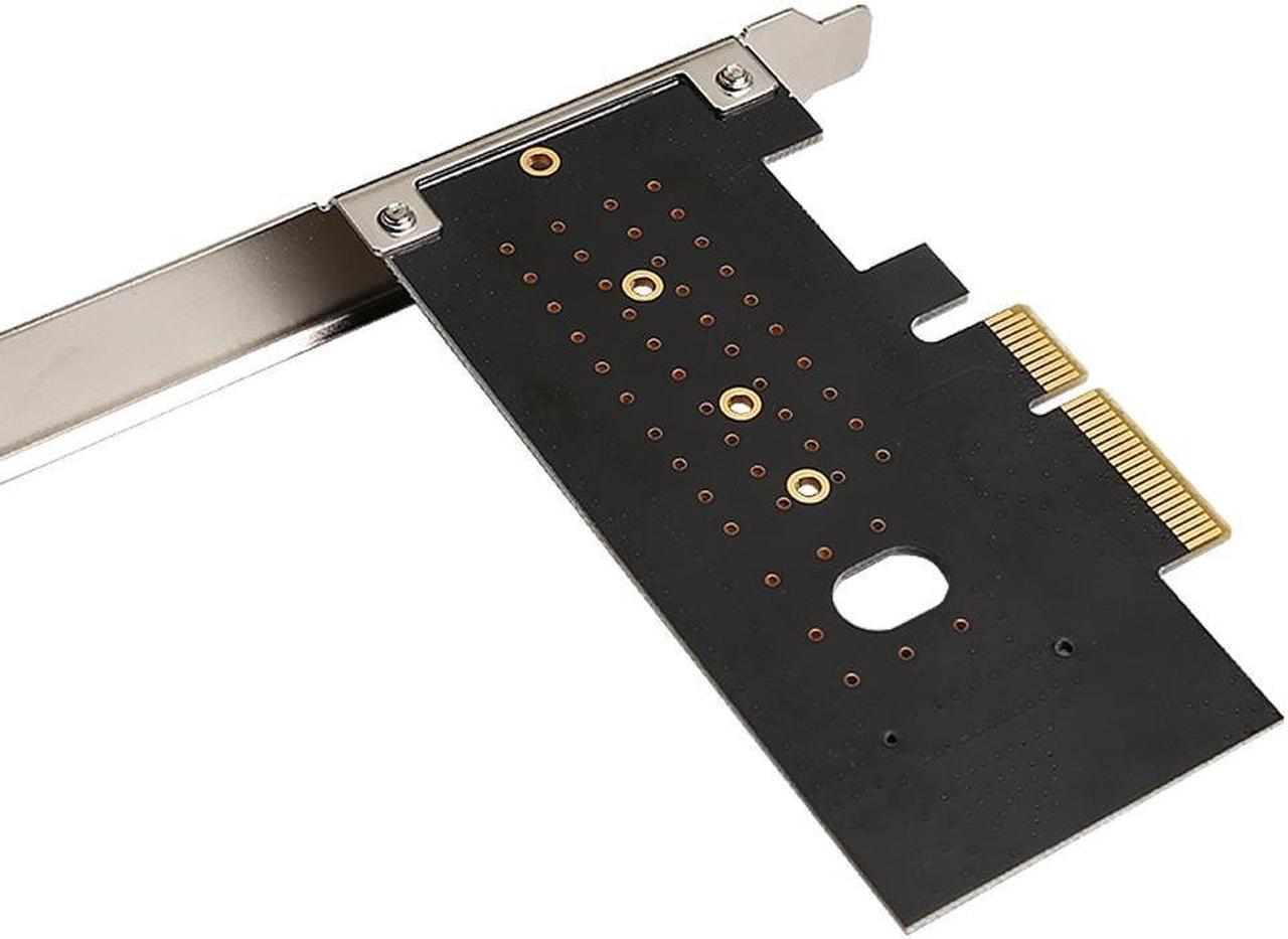 Alt view image 5 of 6 - PCIE 4X to M.2 Adapter NGFF SATA SSD SATA III Card Riser adapter