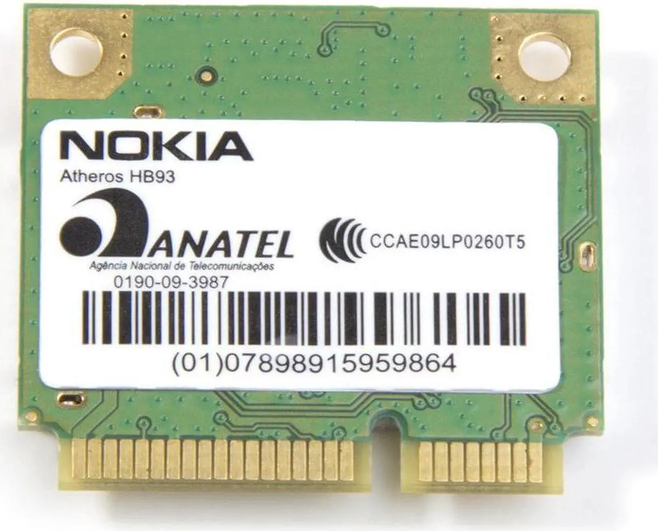 Alt view image 5 of 7 - Atheros AR5B93 Mini PCI-E 300Mbps Wireless Wifi Network BGN Half Size Wlan Card
