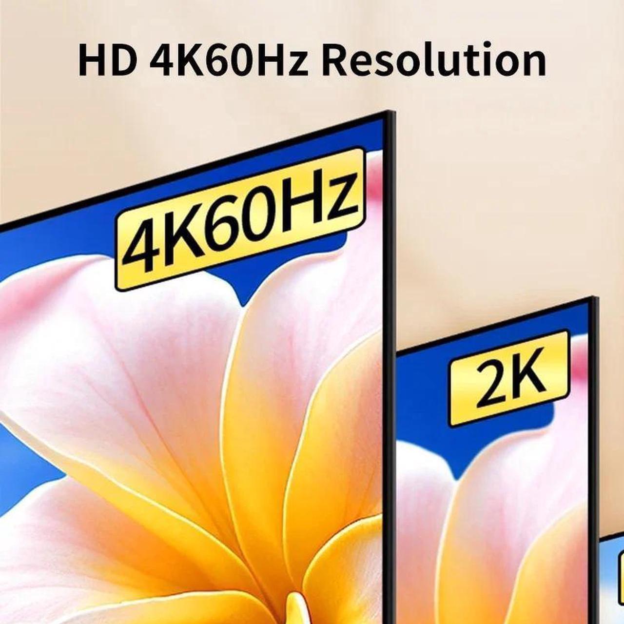 Alt view image 5 of 7 - 4K 60Hz HDMI Over LC Fiber Optic Extender with KVM USB and IR Control, Full HD 4K HDMI to LC Single Mode Fiber Optic Cable up to 12.4mile/20Km, Support HDMI Loop, A Pair