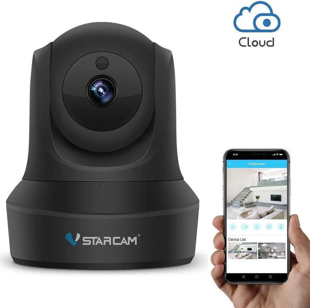 Main image of Vstarcam C29S 1080P Wireless IP Camera IR CCTV WiFi Home Surveillance Security Camera System Indoor PTZ Camera baby monitor-Black