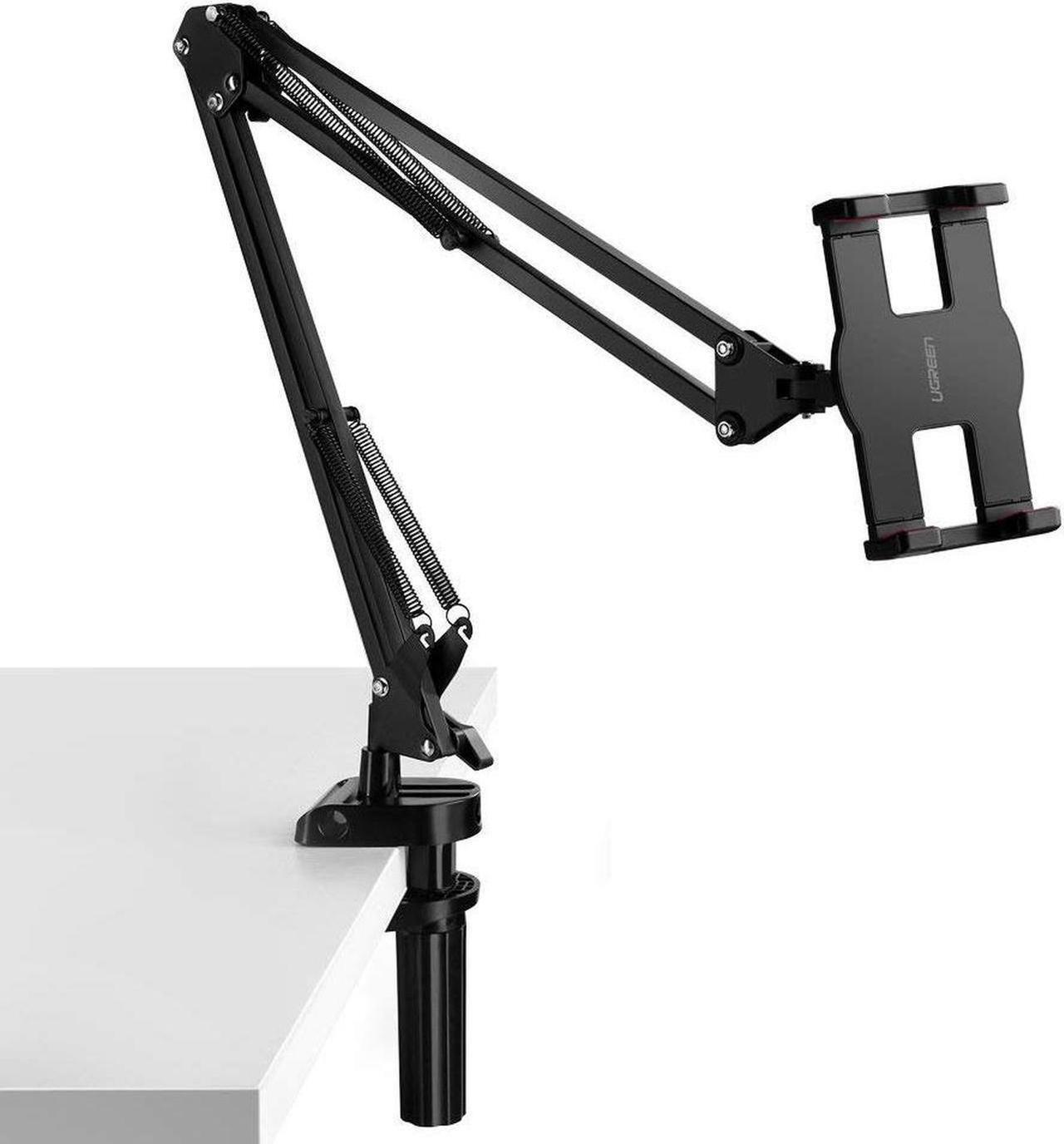 Main image of Tablet Mount Lazy Holder Adjustable Long Arm Clamp Compatible for iPad Air Pro Mini, iPhone X 8 7 6 6S, Samsung Galaxy S9 Plus S8, Nintendo Switch, All 4"-12.9" Cell Phone and Tablet