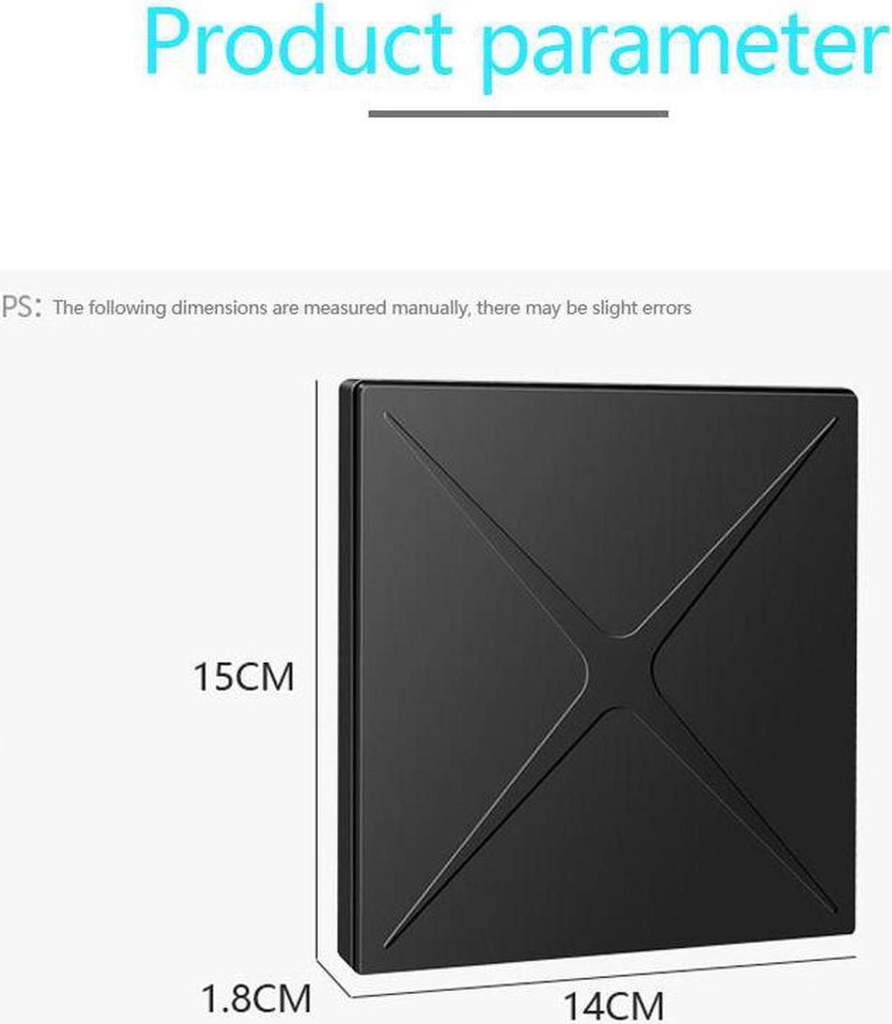 Alt view image 3 of 7 - External CD DVD Drive, USB 3.0 Type-C Portable CD/DVD /-RW Drive/DVD Optical Drive disc Player for Laptop Support SD cards Reader Compatible with Mac Laptop Desktop PC Windows Linux OS