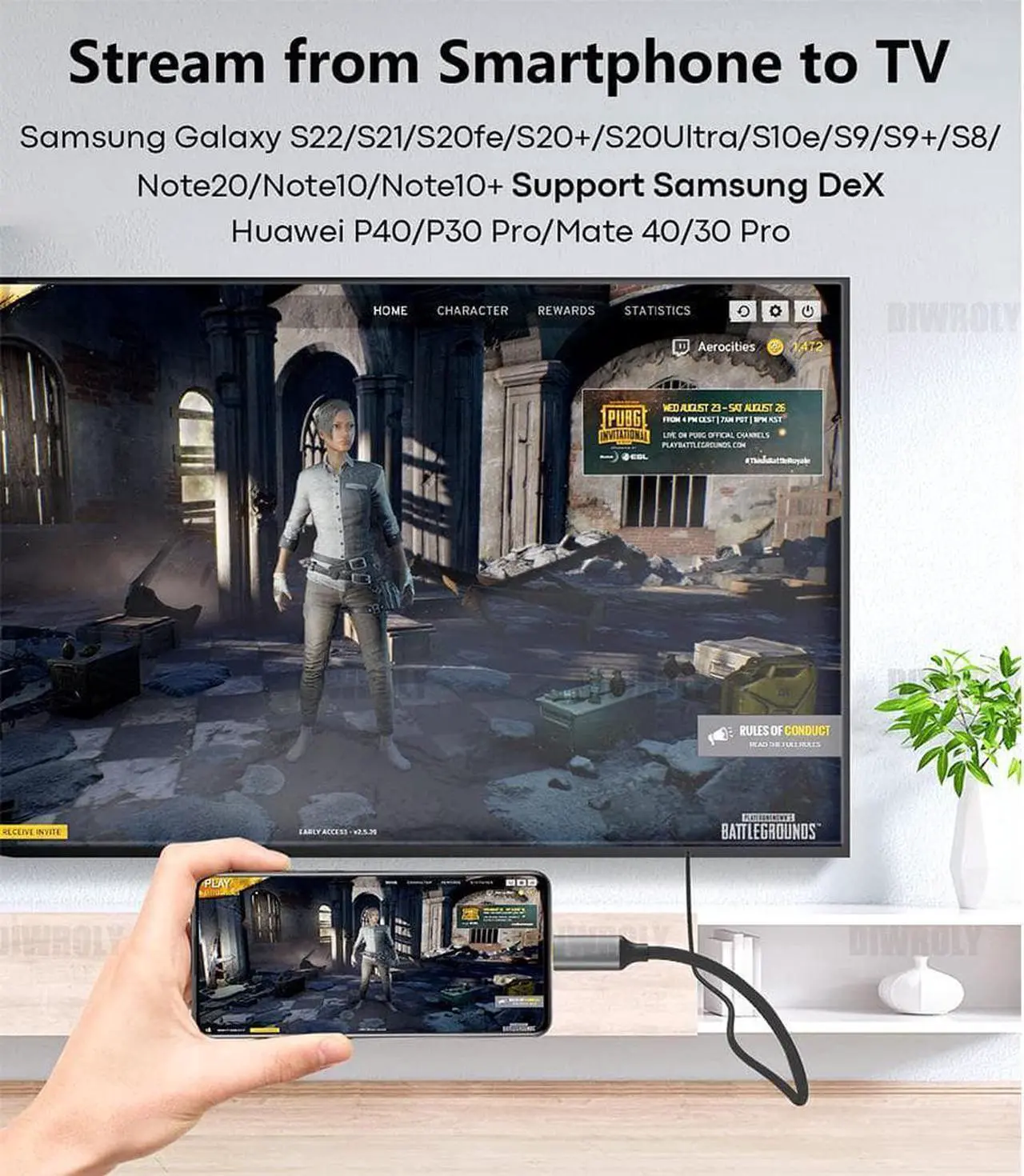 Alt view image 5 of 7 - 3.3ft USB C to DisplayPort 1.4 Cable [8K@60Hz, 4K@144Hz 120Hz, 2K@240Hz], 5K Type C to DP 1.4 Cable, [32.4 Gbps, Thunderbolt 4/3 Compatible] for MacBook Pro 2021, M1 Mac Mini, iPad Pro, XPS