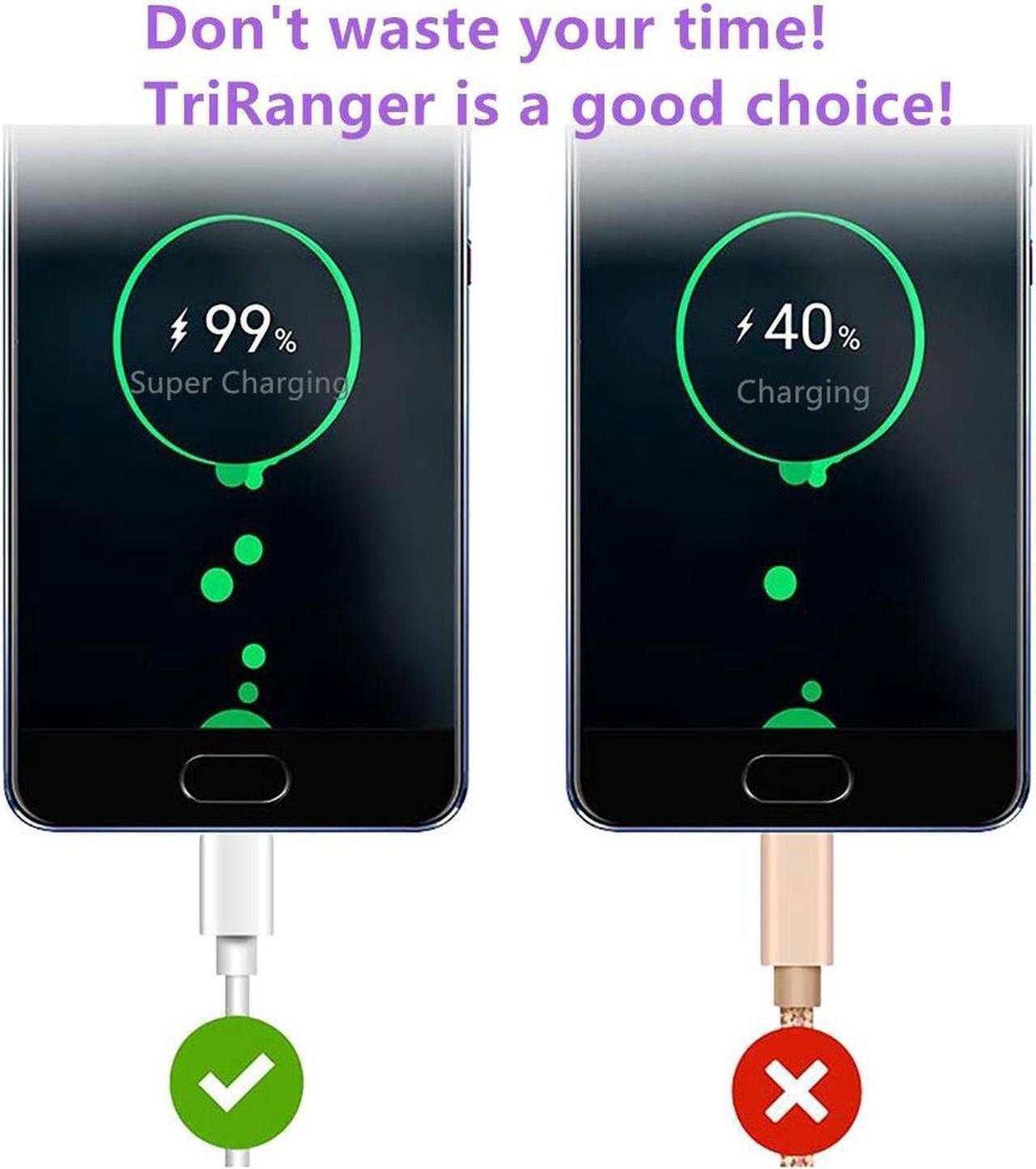 Alt view image 5 of 7 - USB C Cable 5A Supercharge Type C to USB A Quick Charging Fast Charger Nylon Braided Compatible for Huawei P30 P20 Pro, Mate 20 Pro Mate20 X, Nova 5 Pro, Honor 20, Mate 10 9 Pro-2Pack 3.3ft