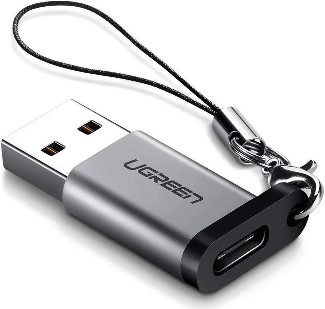 Main image of USB Type C Adapter, Micro USB Female to USB-C Male Connector Android Cable Converter Keychain Charger fit Samsung Galaxy S9 S8 Plus S9+ Note 9 8 LG V30 V20 G6 G5 Google Pixel 2 XL