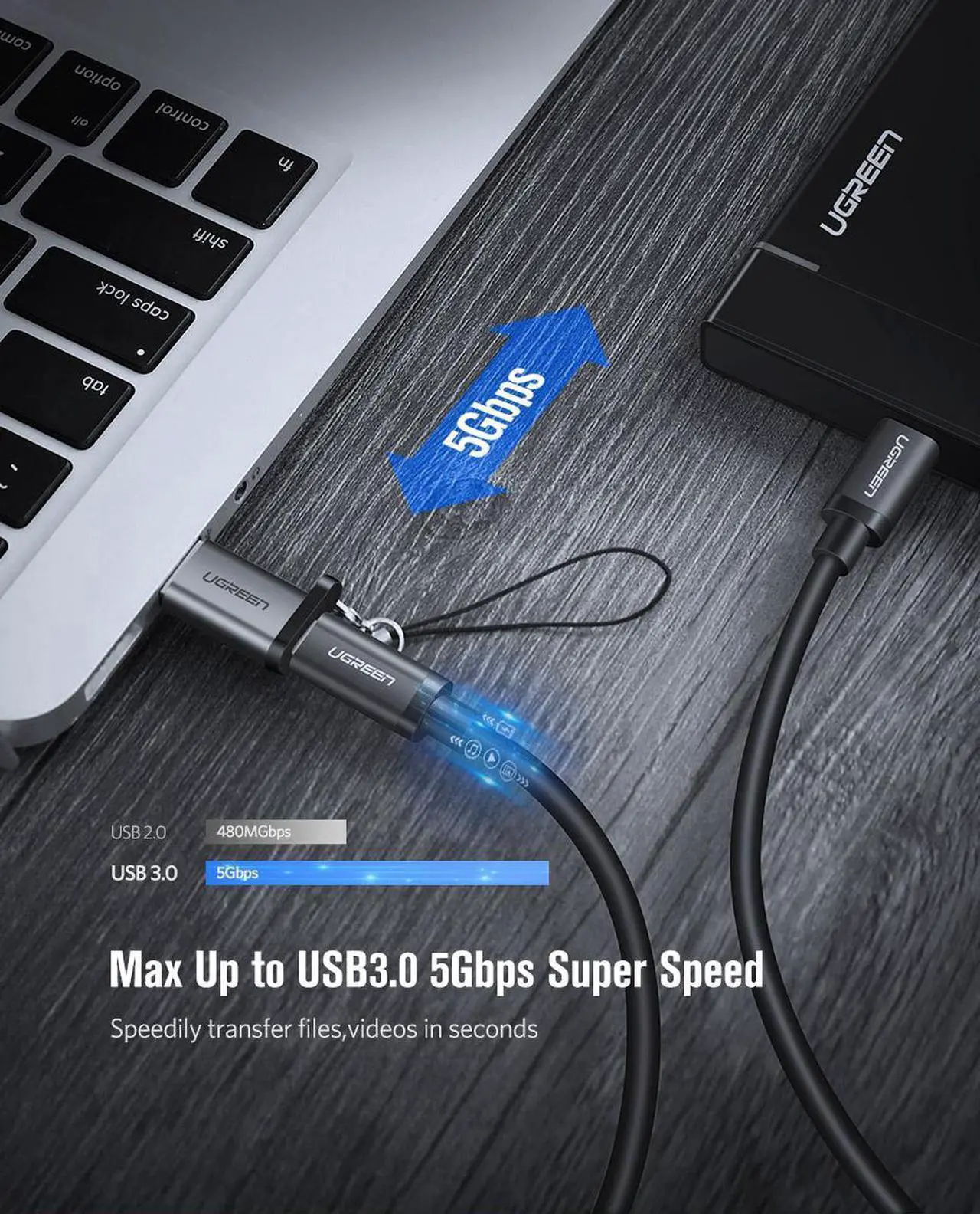 Alt view image 6 of 7 - USB Type C Adapter, Micro USB Female to USB-C Male Connector Android Cable Converter Keychain Charger fit Samsung Galaxy S9 S8 Plus S9+ Note 9 8 LG V30 V20 G6 G5 Google Pixel 2 XL
