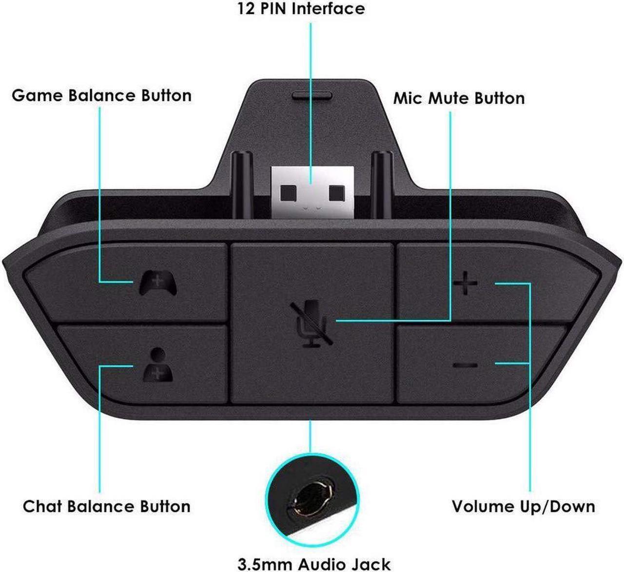 Alt view image 5 of 7 - Headset Adapter for Xbox One Controller