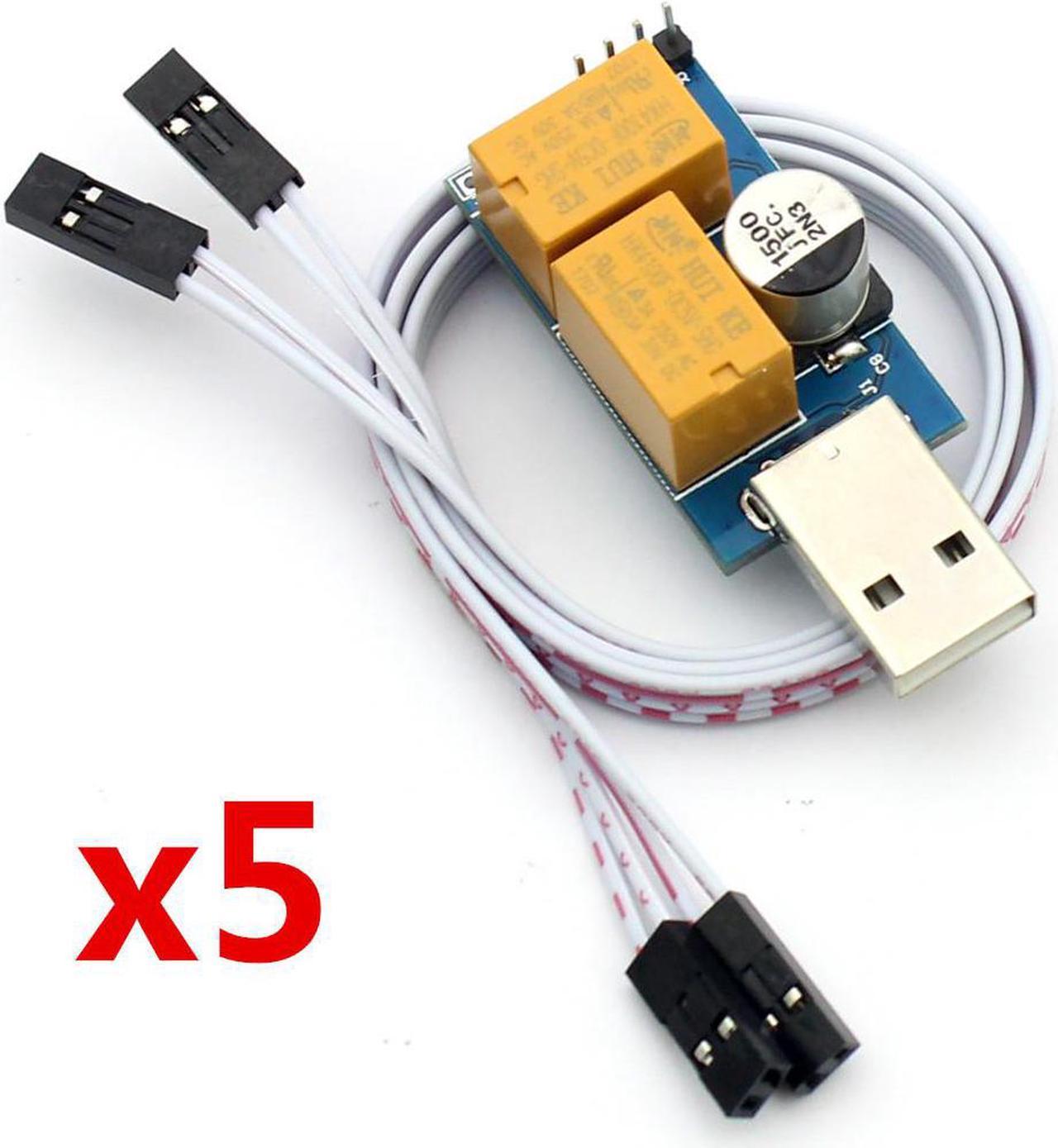 5 PCS USB Watchdog Timer Card Module Automatic Restart IP Electronic Watch dog 2 Timer Reboot Lan For Mining Gaming Computer PC