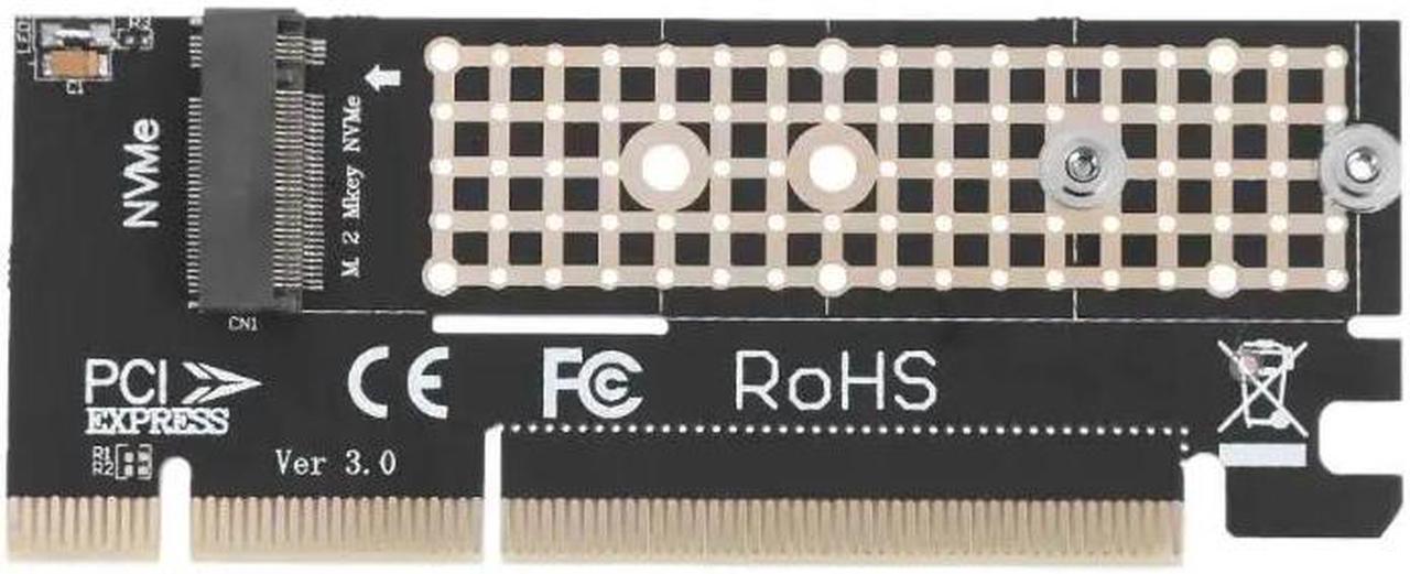 Alt view image 2 of 6 - M.2 NVMe SSD NGFF to PCIE 4X/16X Card Adaptor Expansion Card Adapter PCIE NVMe m.2 SSD To PCIE Card with Heatsink Heat Sink