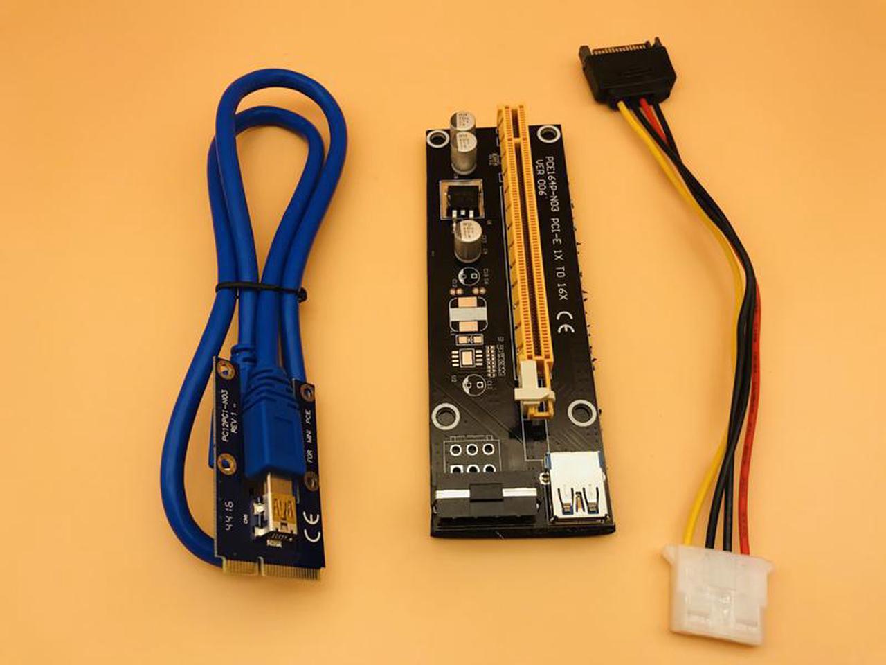 Card PCI 1x to PCI Express x16 Riser Card for Laptop External Graphics Card GDC Miner  PCIe to PCIe Slot for BTC ng