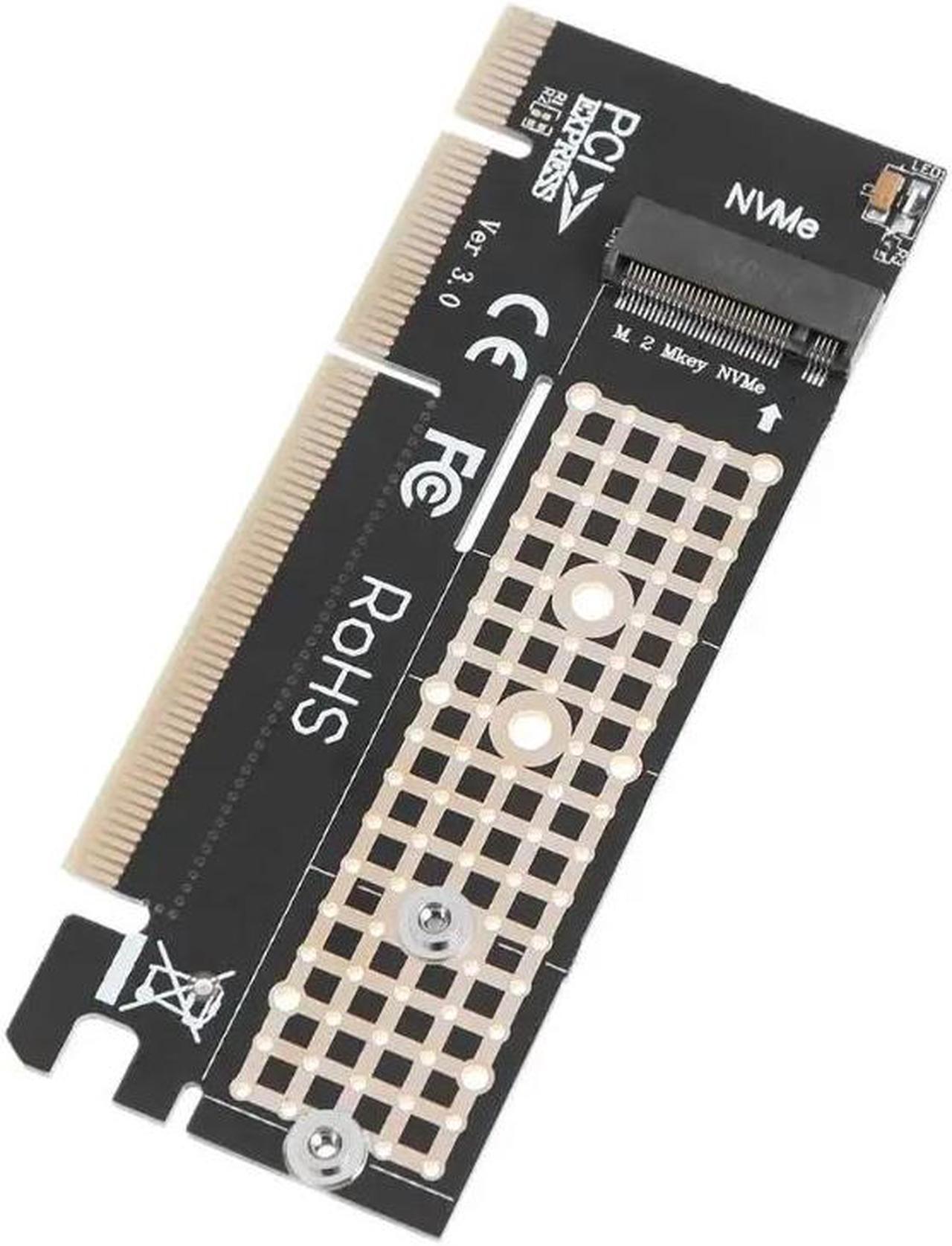 Alt view image 4 of 6 - M.2 NVMe SSD NGFF to PCIE 4X/16X Card Adaptor Expansion Card Adapter PCIE NVMe m.2 SSD To PCIE Card with Heatsink Heat Sink