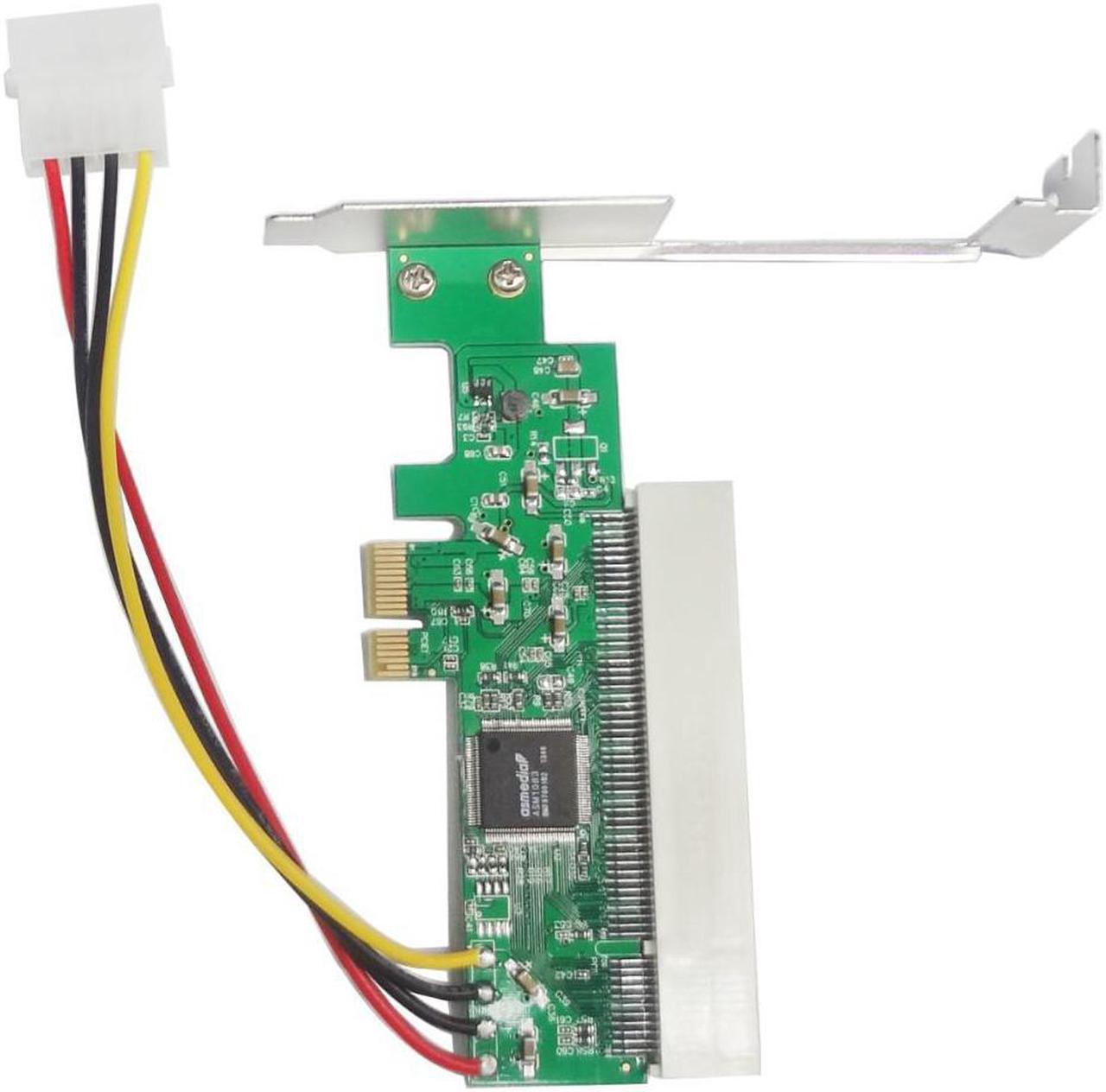 add on card PCI-Express to PCI Adapter Card - Green