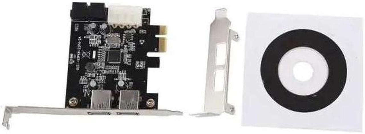 add on card Super Speed 2 Port USB 3.0 PCI E PCI Express 19 pin USB3.0 15 pin SATA Connector Low Profile