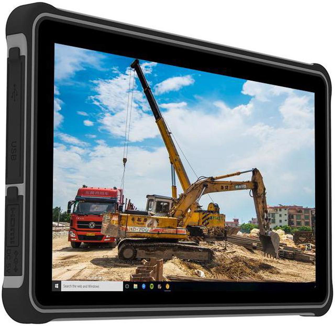 Alt view image 2 of 5 - Sincoole 10inch Intel I5-8200Y windows 10 pro rugged tablet PC with 8g RAM 256g ROM Intel Core i5 8th Gen Quad-core (2 Core) 3.9 GHz - 1920*1200 4G lte wifi bt gps industrial tablet pc