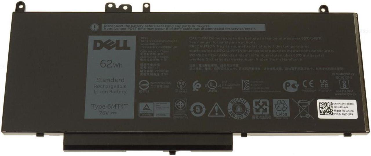 Alt view image 18 of 20 - Dell Latitude E5470 E5570 Precision 3510 4-cell 62Wh OEM Original Battery 6MT4T