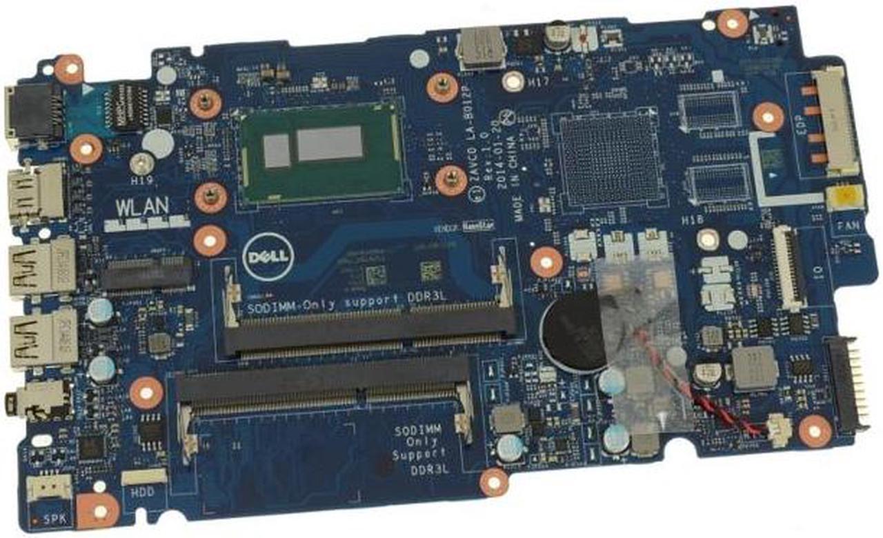 Alt view image 2 of 5 - Dell OEM Inspiron 5542 Motherboard System Board i3 1.7GHz  Intel Graphics 9P5MC